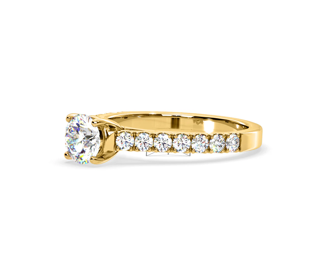 Natalia Lab Diamond Engagement Side Stone Ring 18K Gold 2.50CT F/VS1 - Image 98