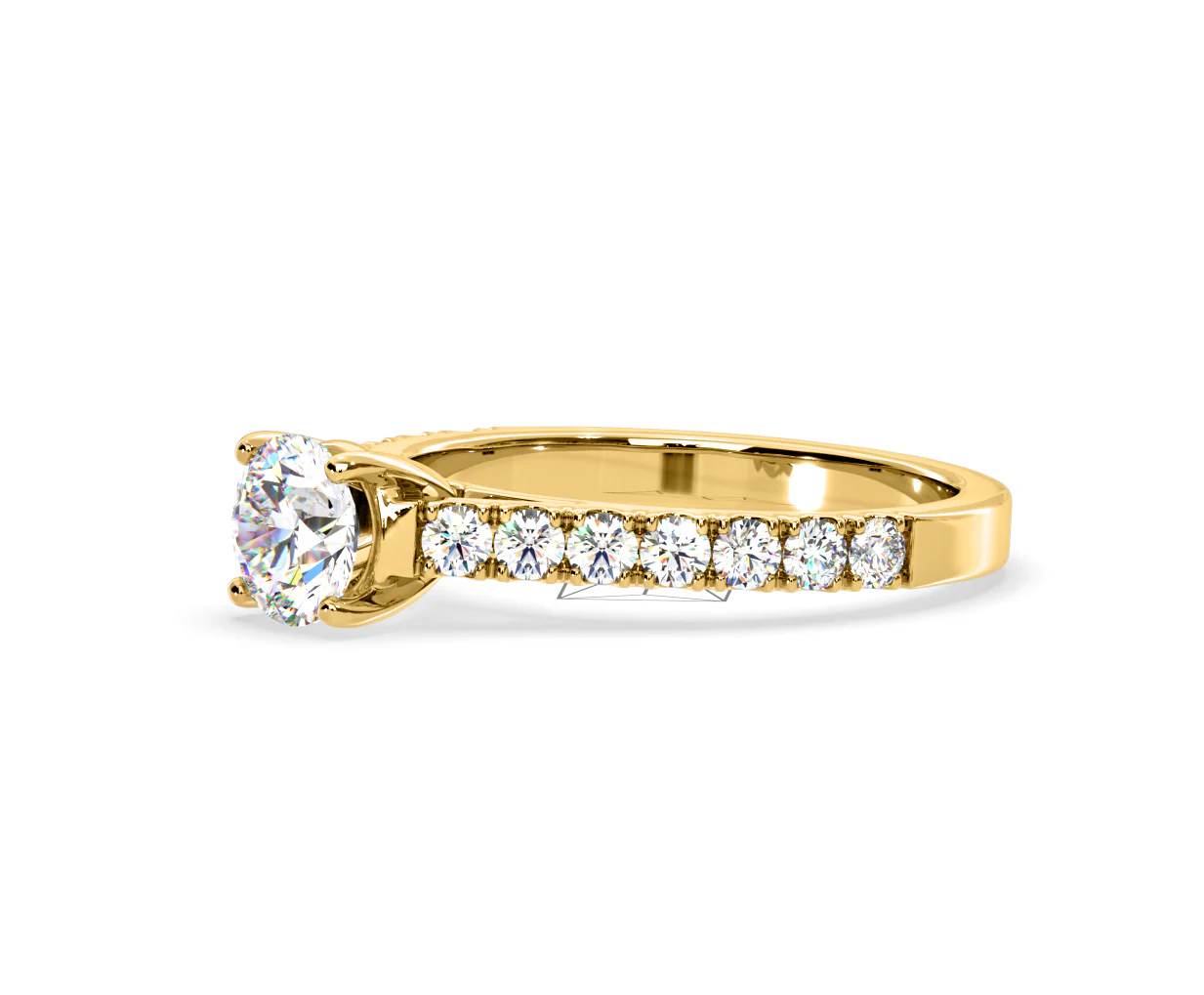 Natalia Lab Diamond Engagement Side Stone Ring 18K Gold 2.50CT F/VS1 - Image 99