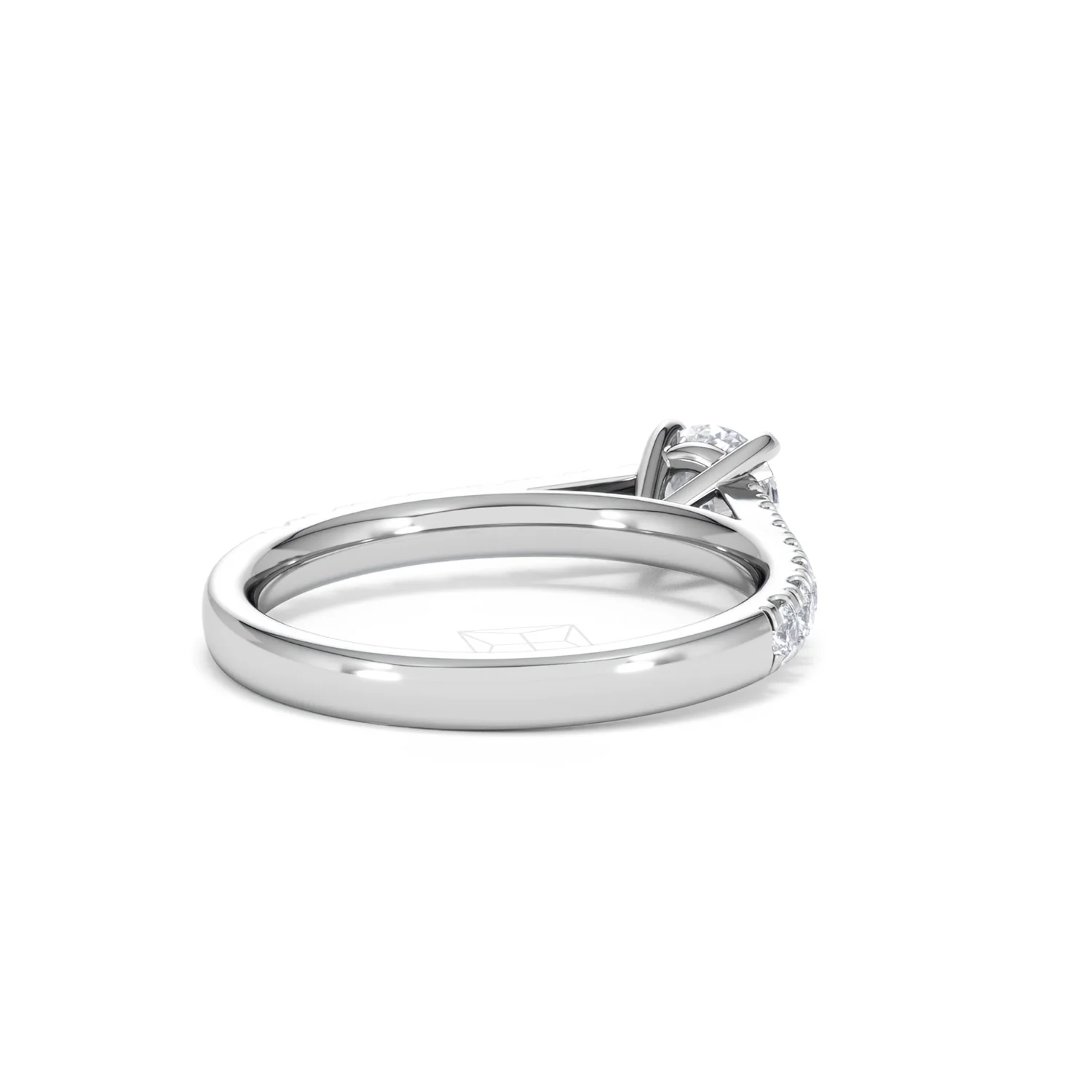Natalia Lab Diamond Engagement Side Stone Ring 18KW Gold 0.91CT F/VS1 - Image 41