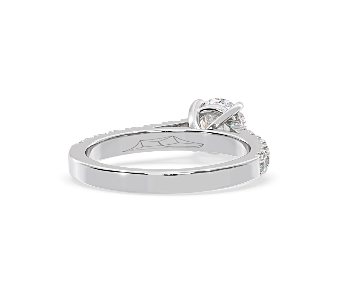Natalia Lab Diamond Engagement Side Stone Ring 18KW Gold 1.50CT F/VS1 - Image 132