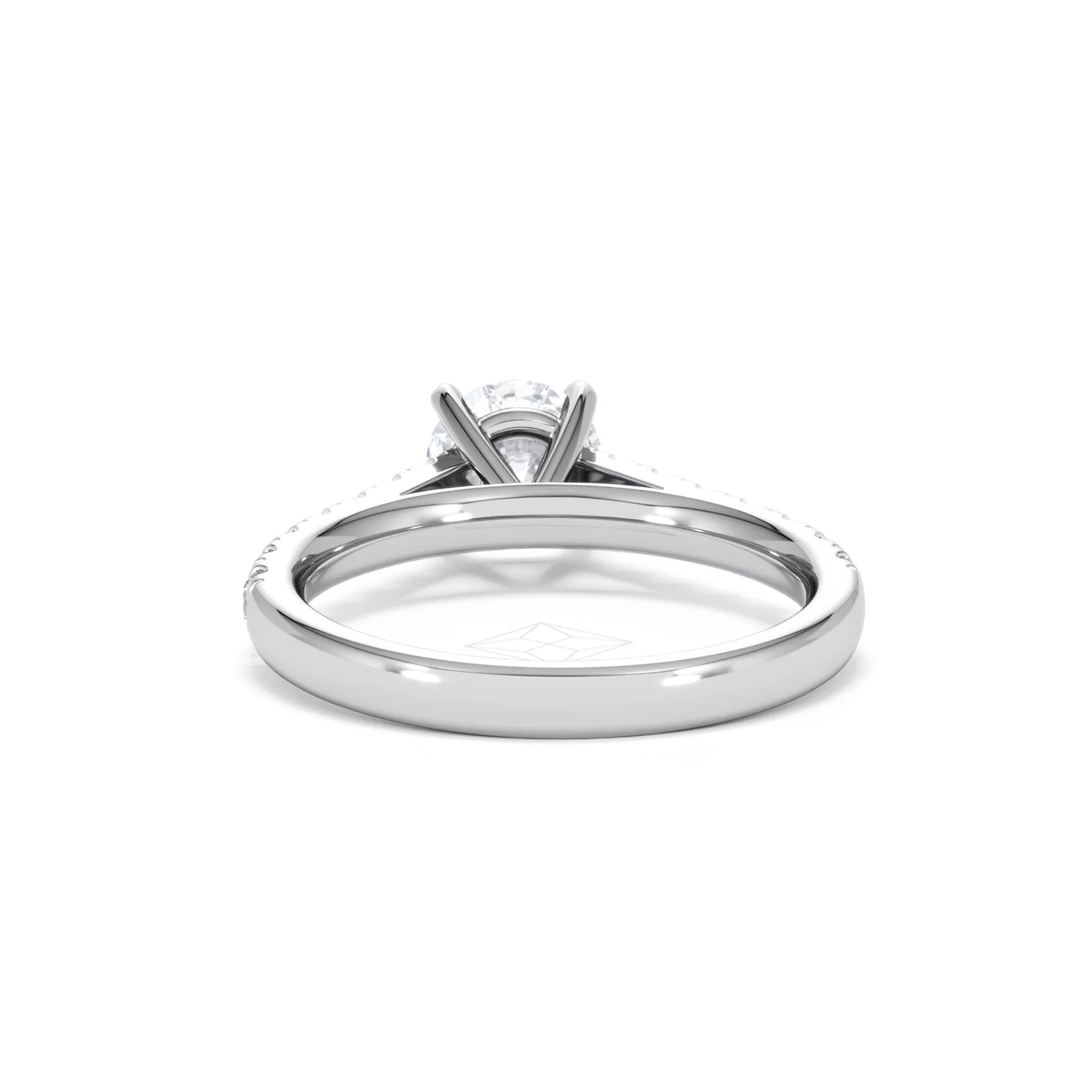 Natalia Lab Diamond Engagement Side Stone Ring 18KW Gold 1.50CT F/VS1 - Image 49