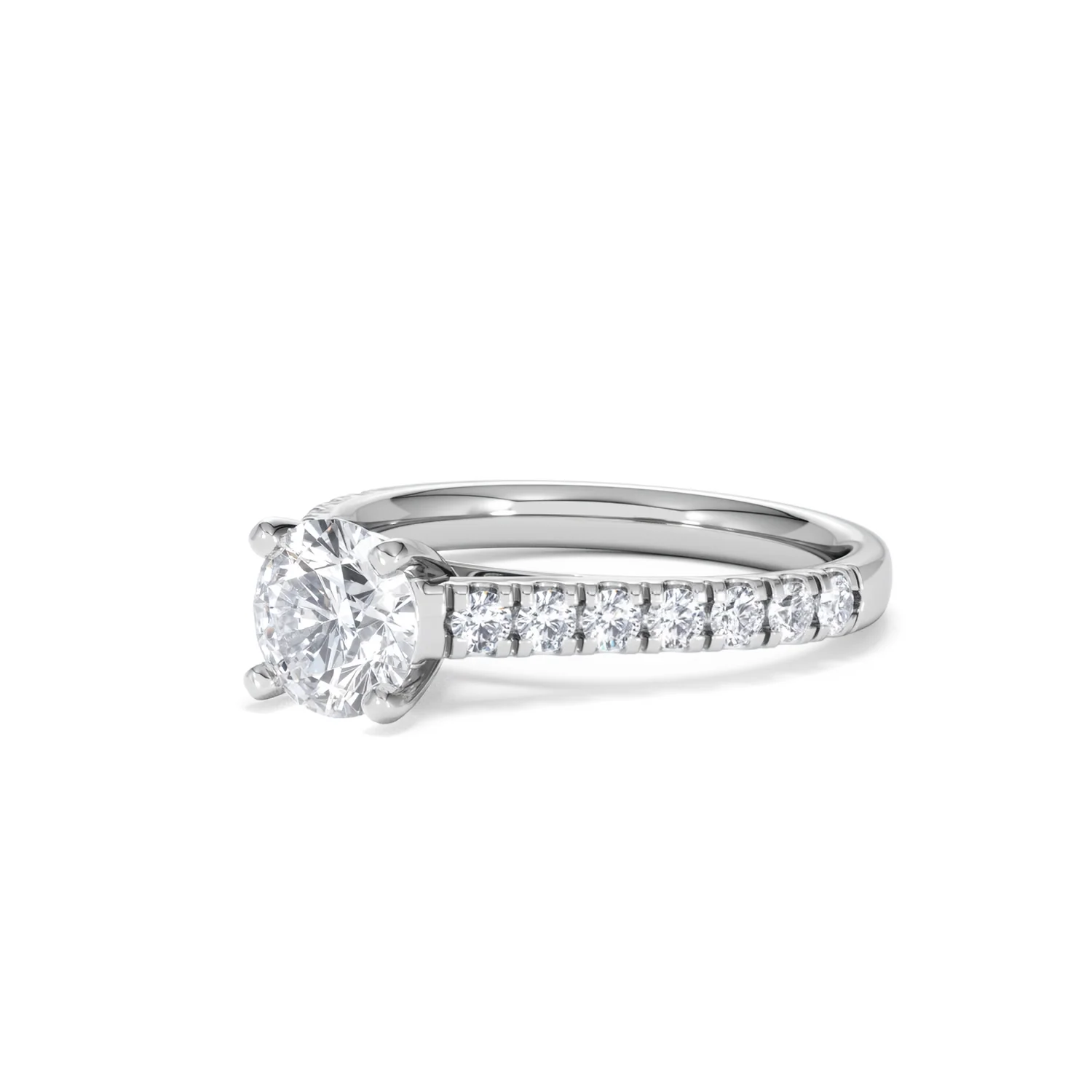 Natalia Lab Diamond Engagement Side Stone Ring 18KW Gold 1.50CT F/VS1 - Image 80