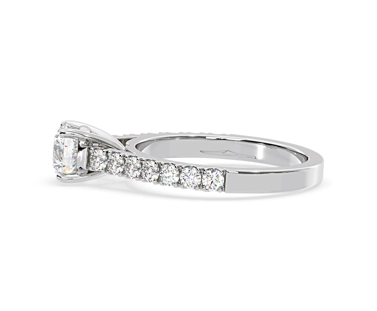 Natalia Lab Diamond Engagement Side Stone Ring 18KW Gold 2.00CT F/VS1 - Image 108