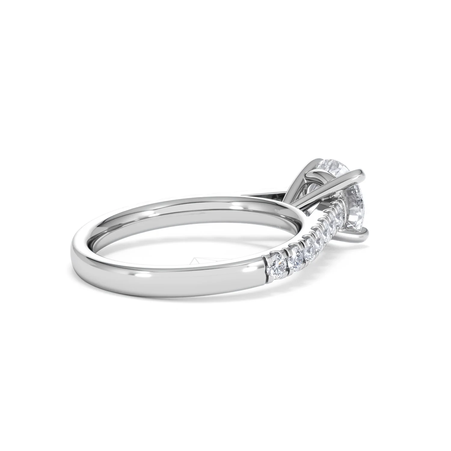 Natalia Lab Diamond Engagement Side Stone Ring 18KW Gold 2.00CT F/VS1 - Image 36