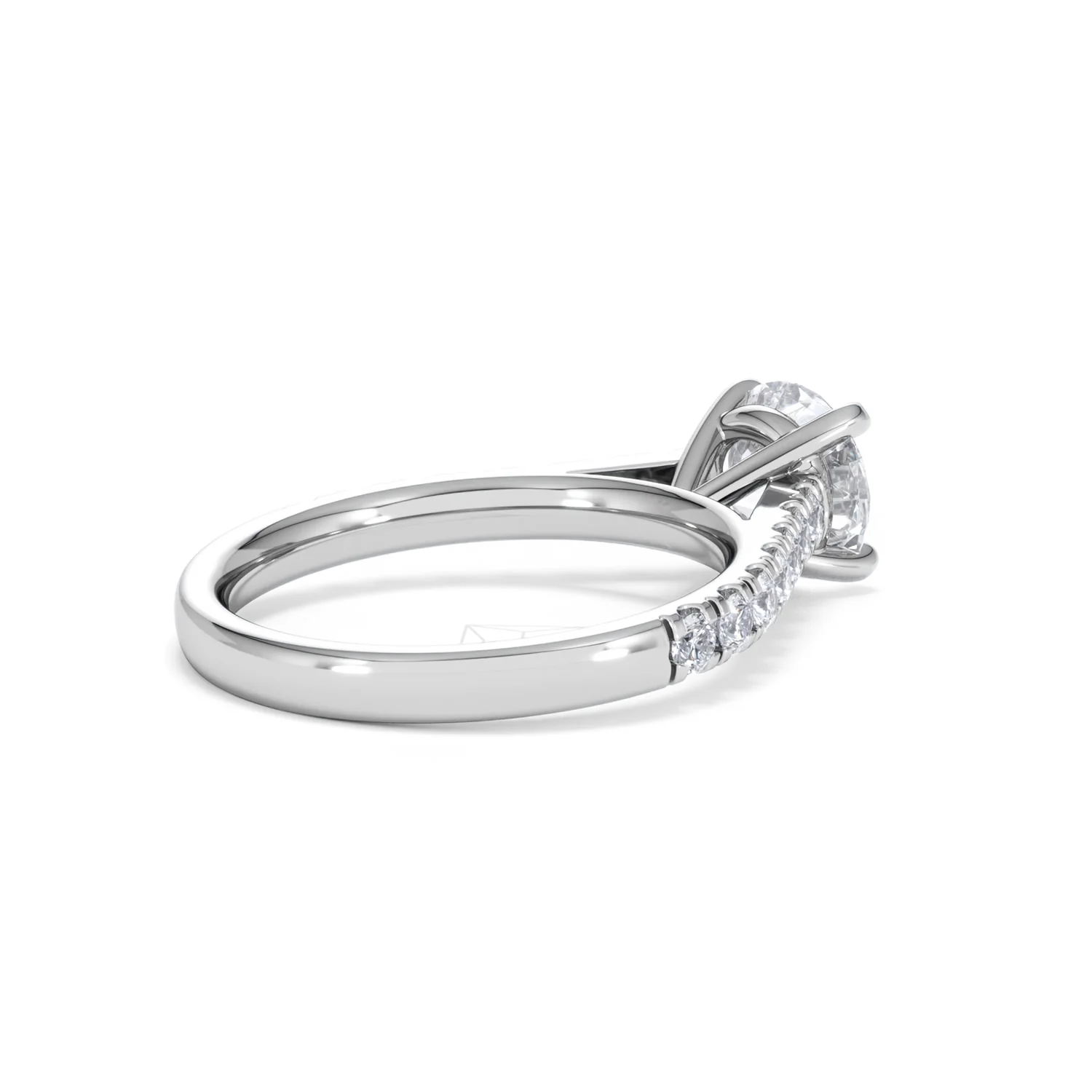 Natalia Lab Diamond Engagement Side Stone Ring 18KW Gold 2.00CT F/VS1 - Image 37