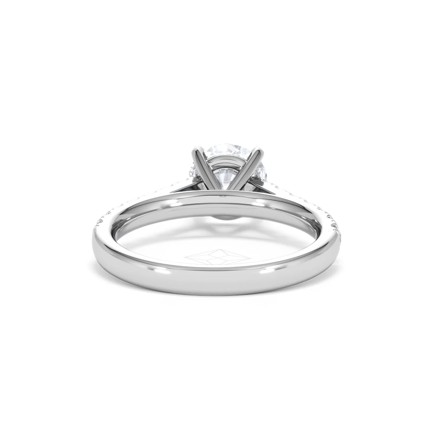 Natalia Lab Diamond Engagement Side Stone Ring 18KW Gold 2.00CT F/VS1 - Image 47