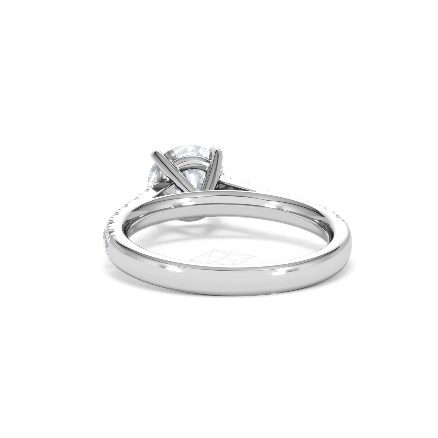 Natalia Lab Diamond Engagement Side Stone Ring 18KW Gold 2.00CT F/VS1 - Image 51