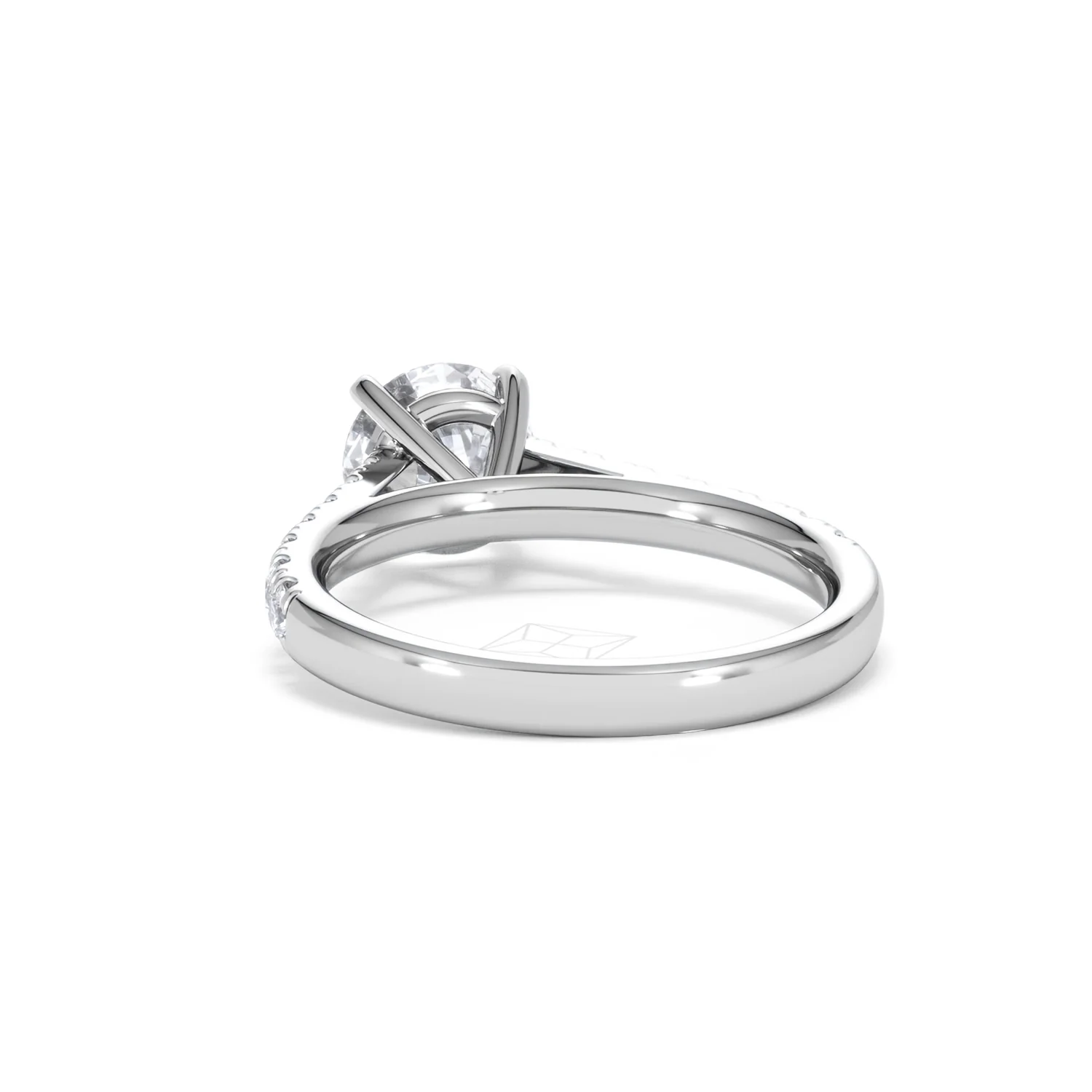 Natalia Lab Diamond Engagement Side Stone Ring 18KW Gold 2.00CT F/VS1 - Image 52