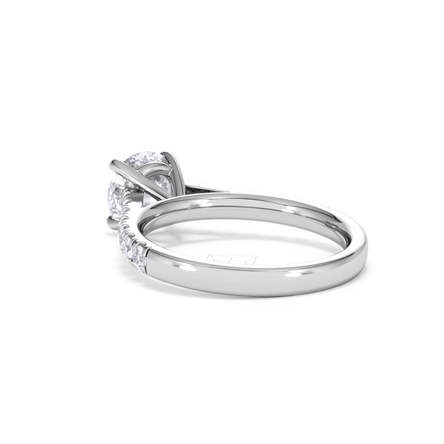 Natalia Lab Diamond Engagement Side Stone Ring 18KW Gold 2.00CT F/VS1 - Image 56