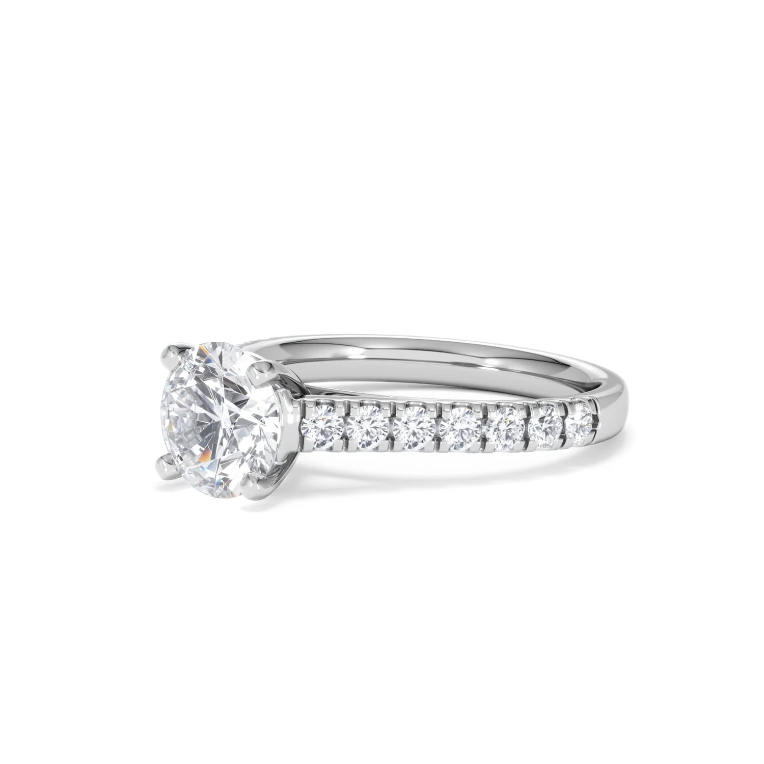 Natalia Lab Diamond Engagement Side Stone Ring 18KW Gold 2.00CT F/VS1 - Image 79