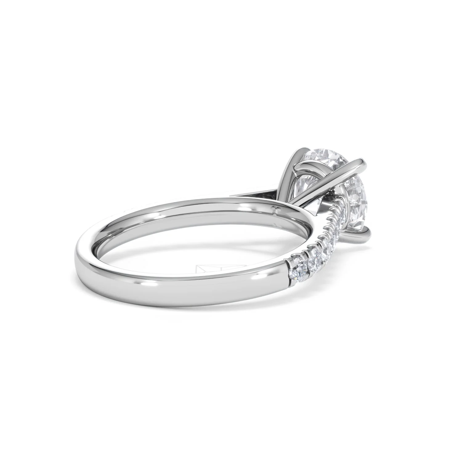 Natalia Lab Diamond Engagement Side Stone Ring 18KW Gold 2.50CT F/VS1 - Image 39