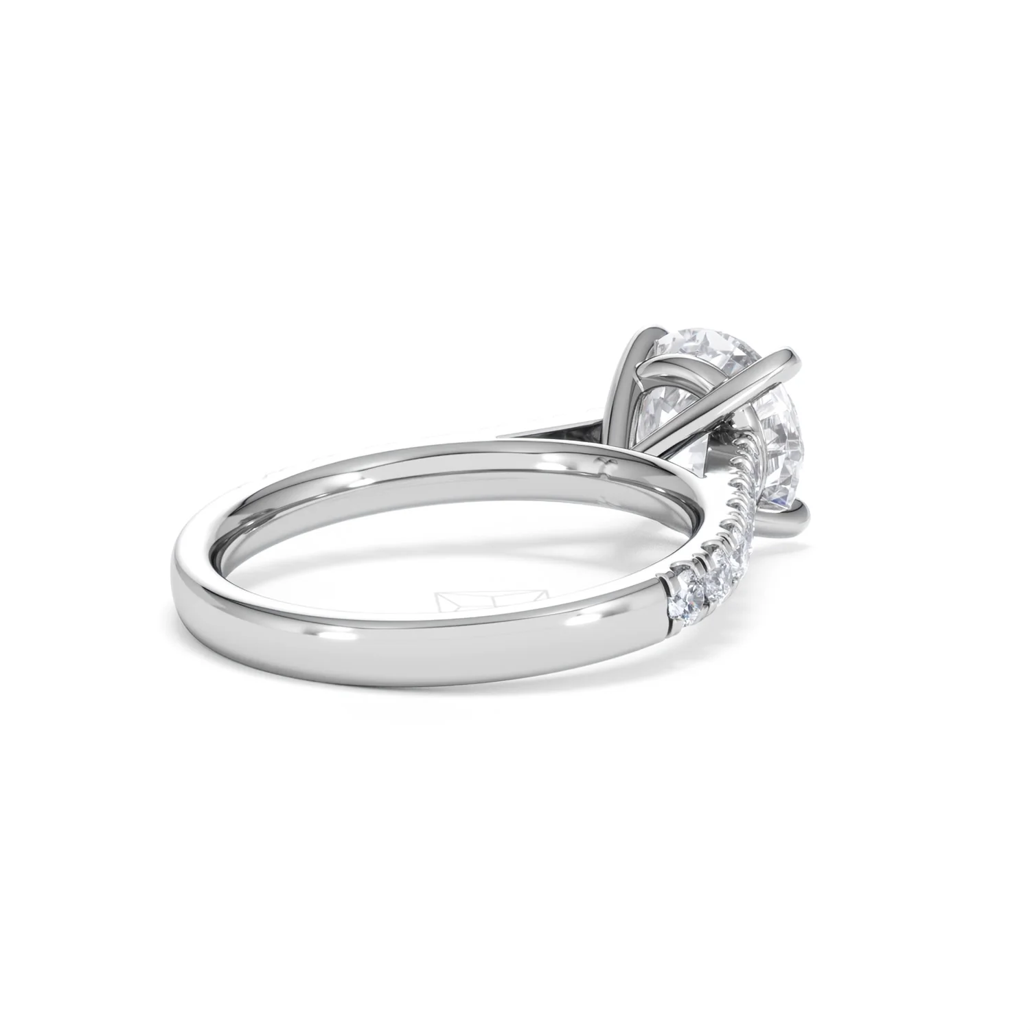 Natalia Lab Diamond Engagement Side Stone Ring 18KW Gold 2.50CT F/VS1 - Image 40