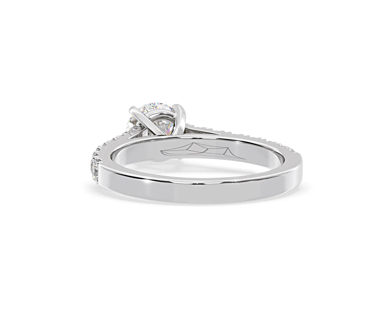 Natalia Lab Diamond Engagement Side Stone Ring Platinum 2.00CT F/VS1 - Image 124