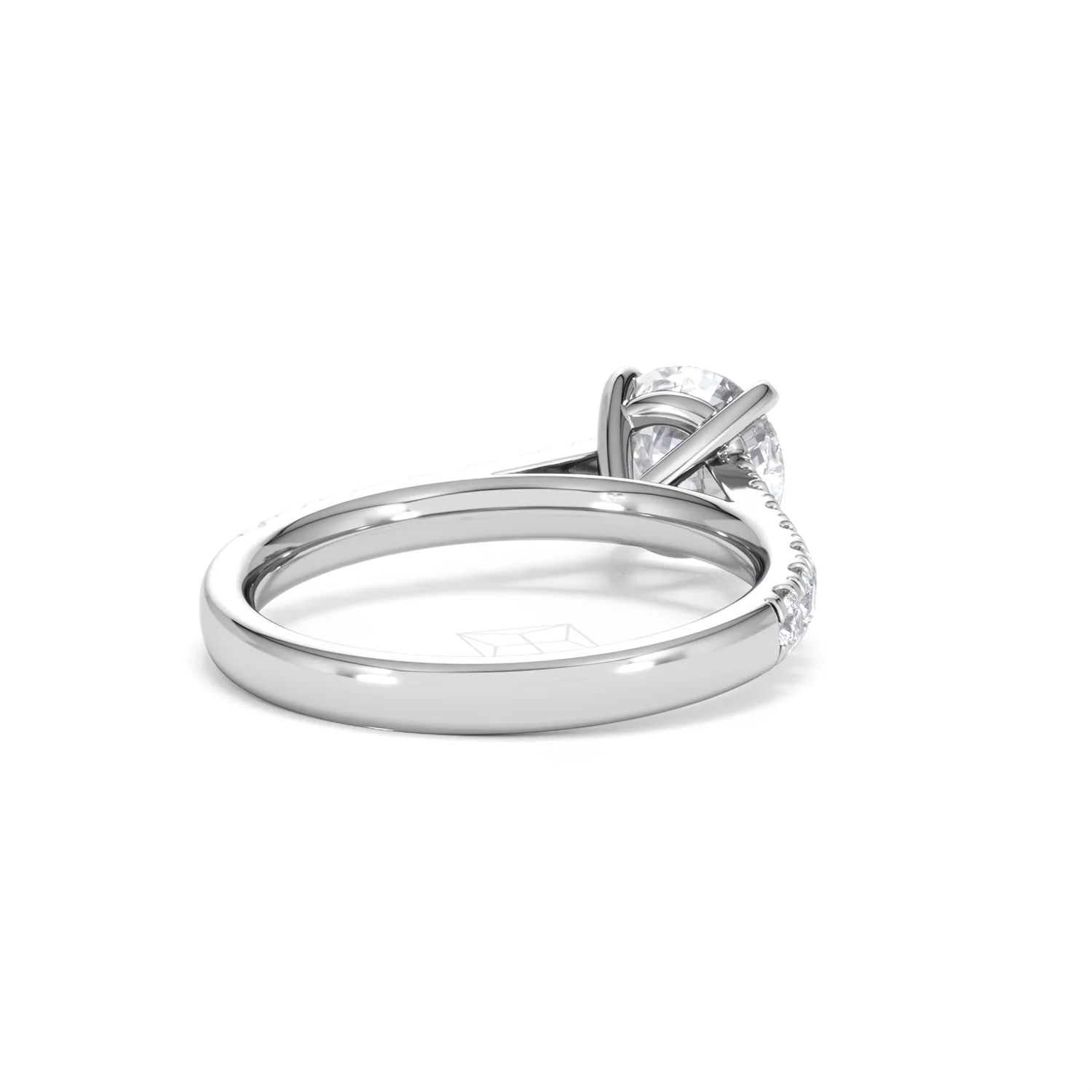 Natalia Lab Diamond Engagement Side Stone Ring Platinum 2.00CT F/VS1 - Image 42