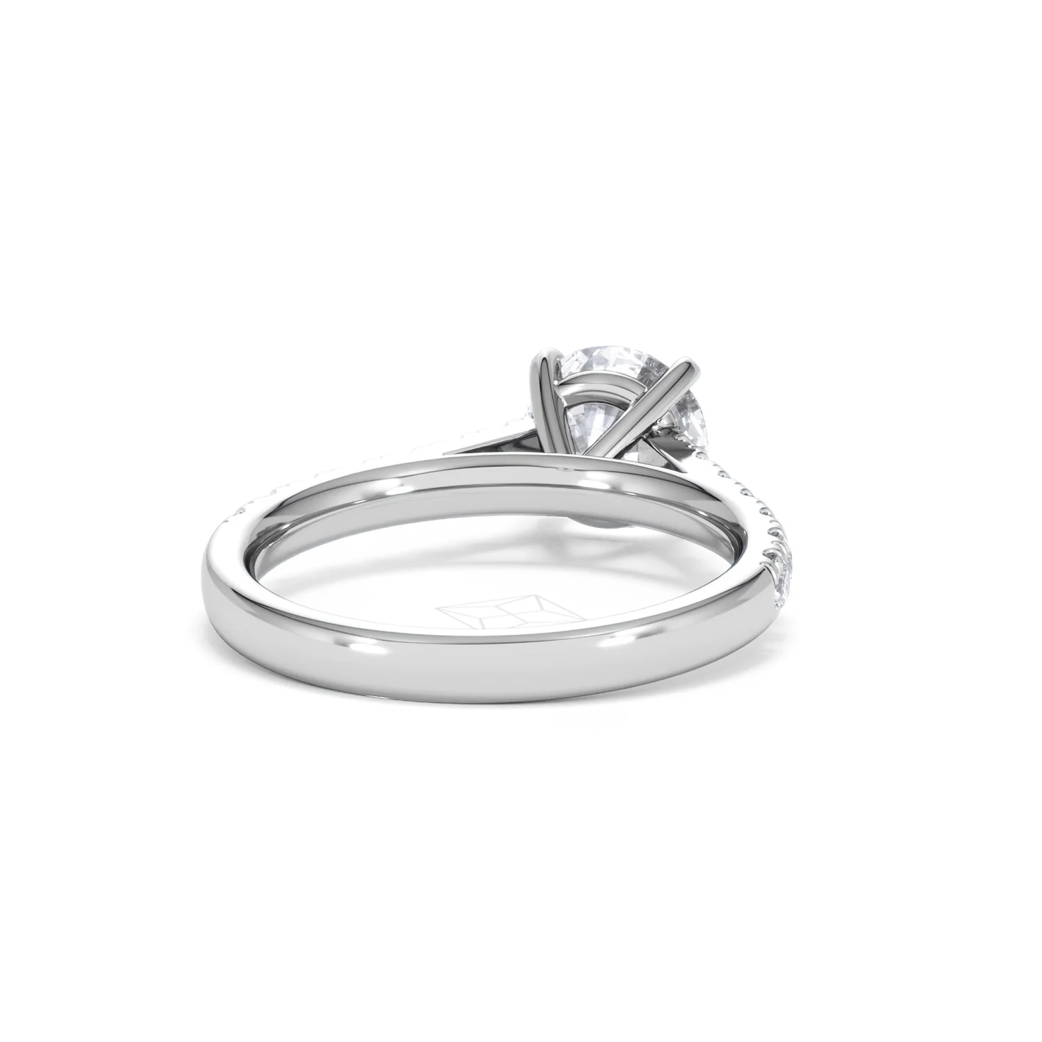 Natalia Lab Diamond Engagement Side Stone Ring Platinum 2.00CT F/VS1 - Image 44
