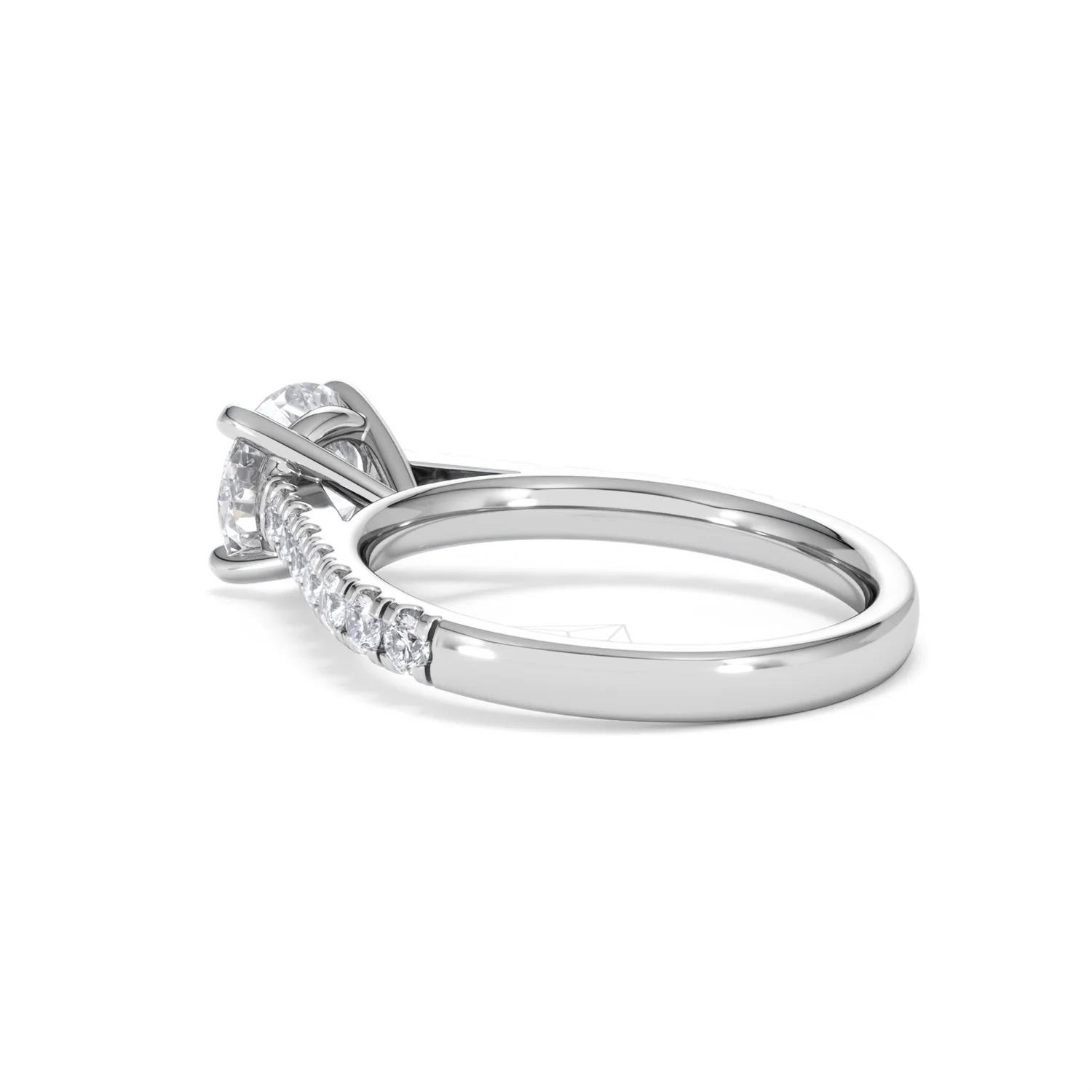 Natalia Lab Diamond Engagement Side Stone Ring Platinum 2.00CT F/VS1 - Image 59