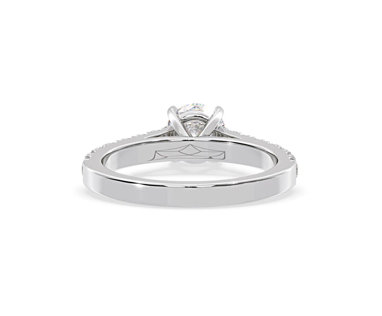 Natalia Lab Diamond Engagement Side Stone Ring Platinum 2.50CT F/VS1 - Image 129