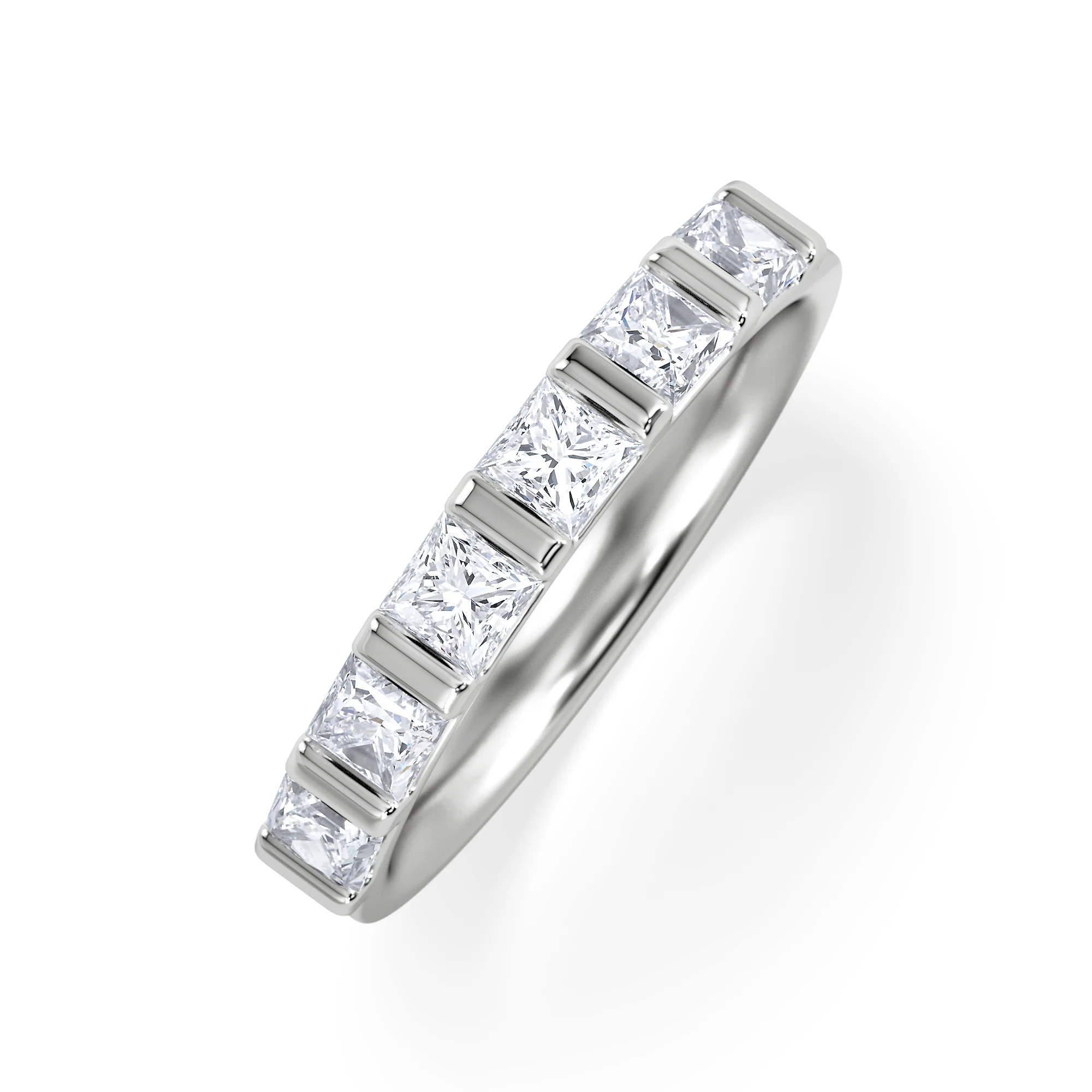 OLIVIA 18K White Gold Diamond ETERNITY RING 1.00CT G/VS
