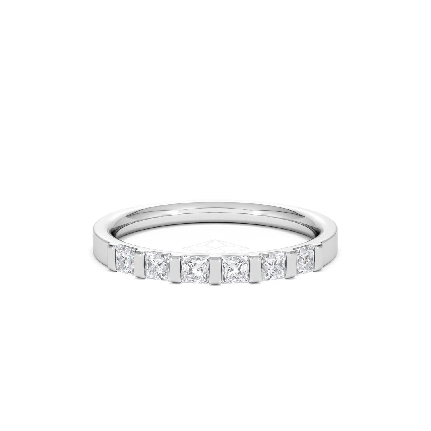 OLIVIA PLATINUM Diamond ETERNITY RING 0.50CT G/VS - Image 8