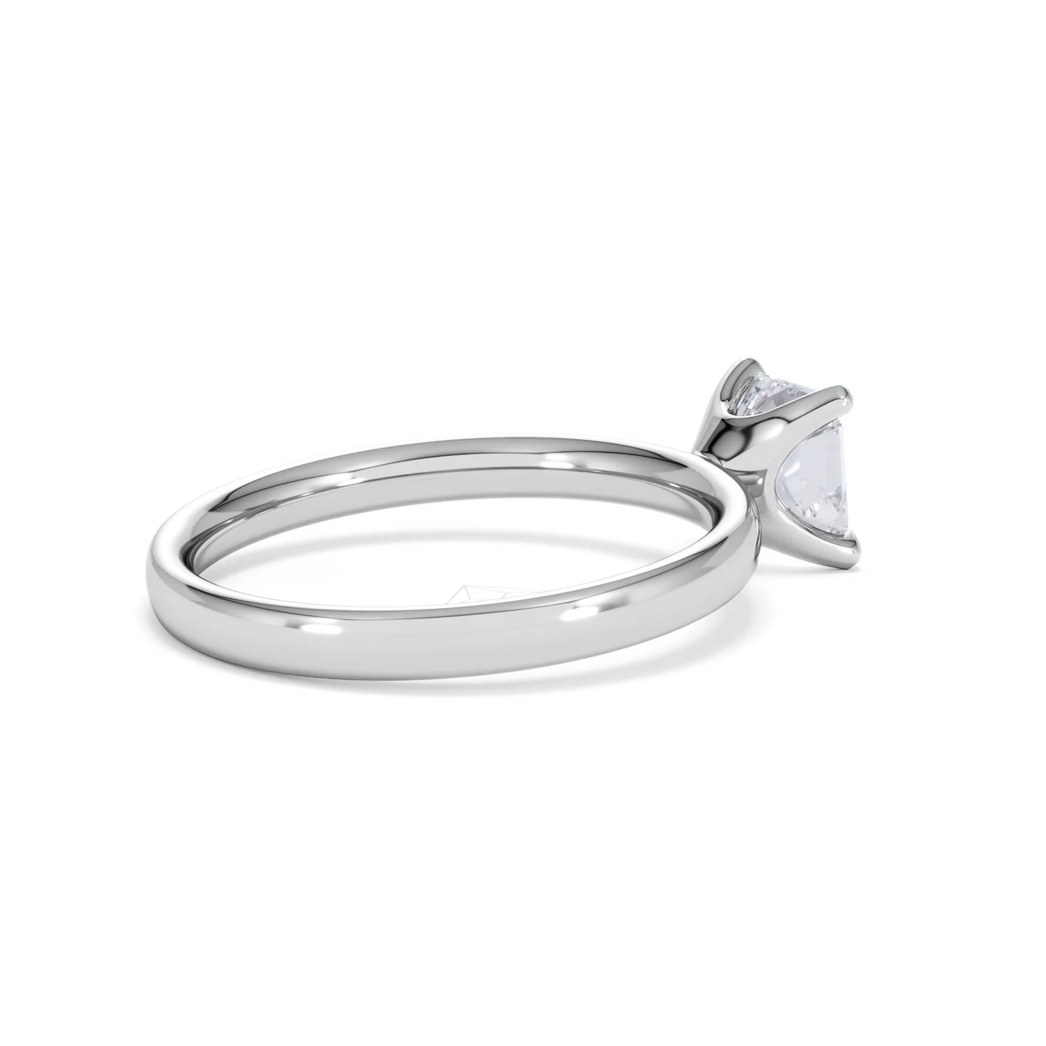 Origin 1.00ct Asscher Cut Lab Diamond Solitaire Engagement Ring in 18K White Gold - Image 35