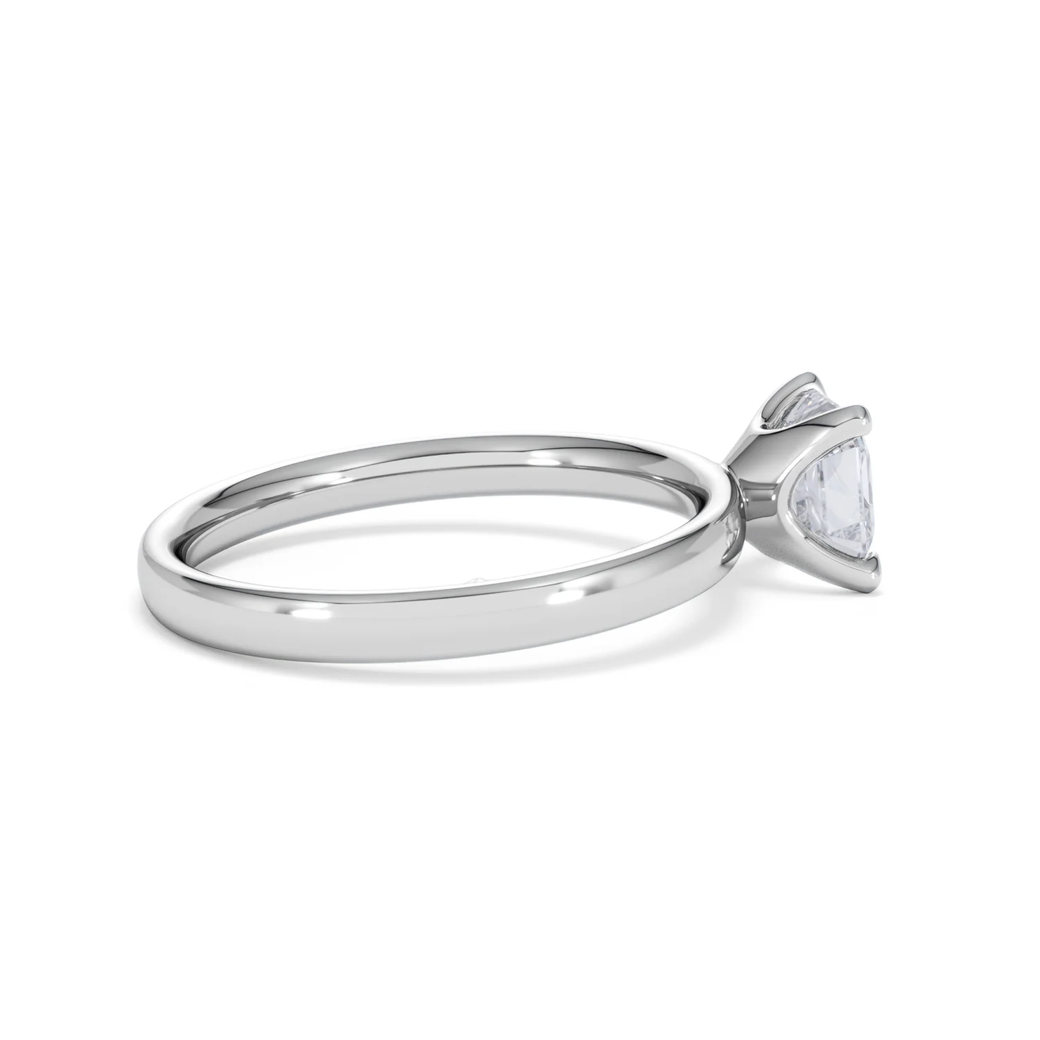 Origin 1.00ct Asscher Cut Lab Diamond Solitaire Engagement Ring in Platinum - Image 31