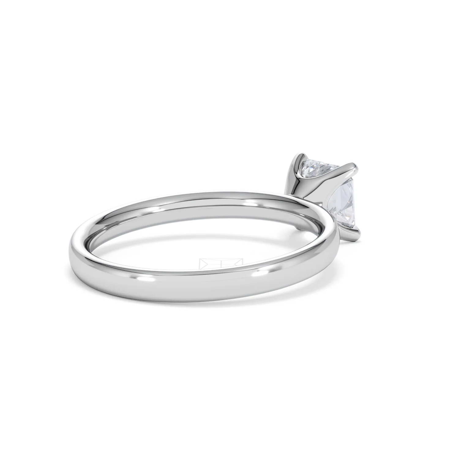 Origin 1.00ct Asscher Cut Lab Diamond Solitaire Engagement Ring in Platinum - Image 38