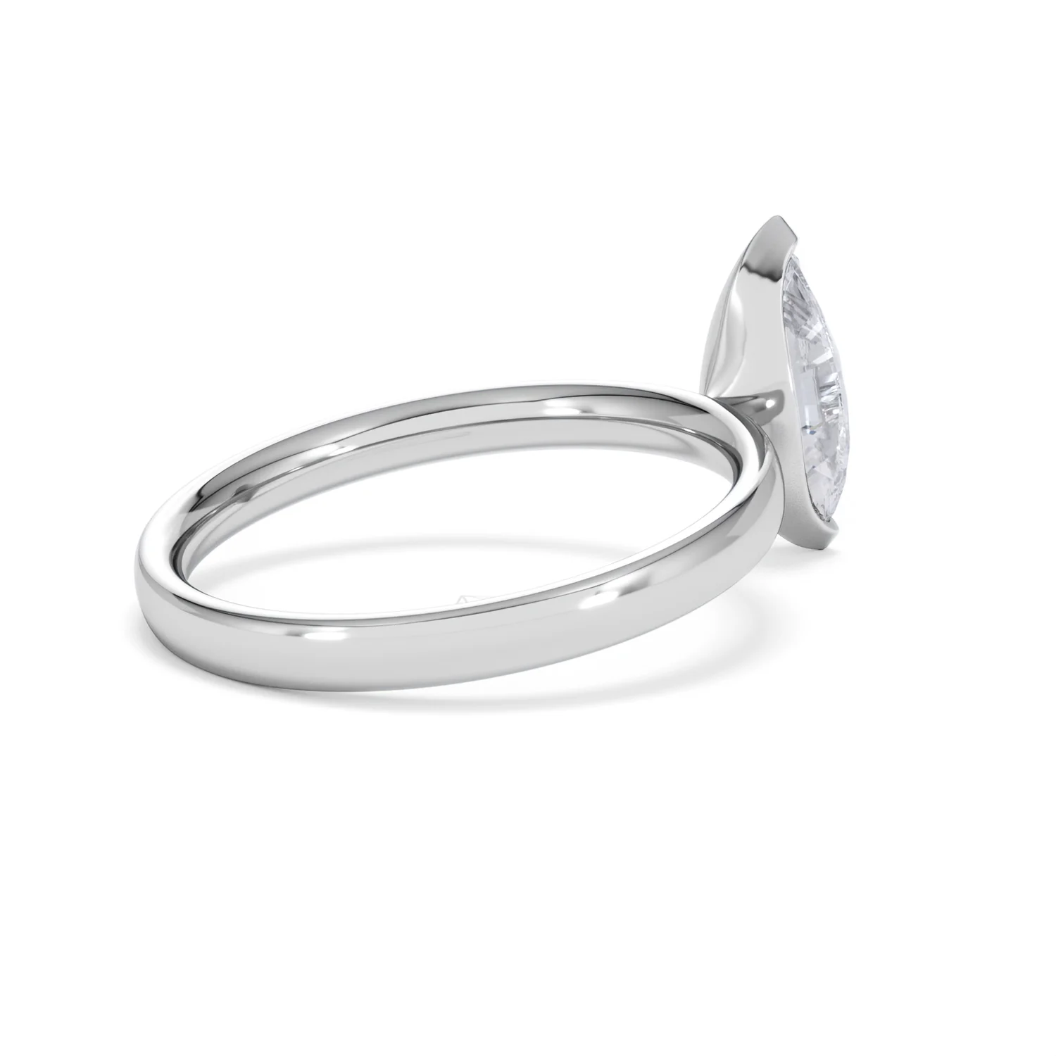 Origin 1.00ct Marquise Cut Lab Diamond Solitaire Engagement Ring in 18K White Gold - Image 36