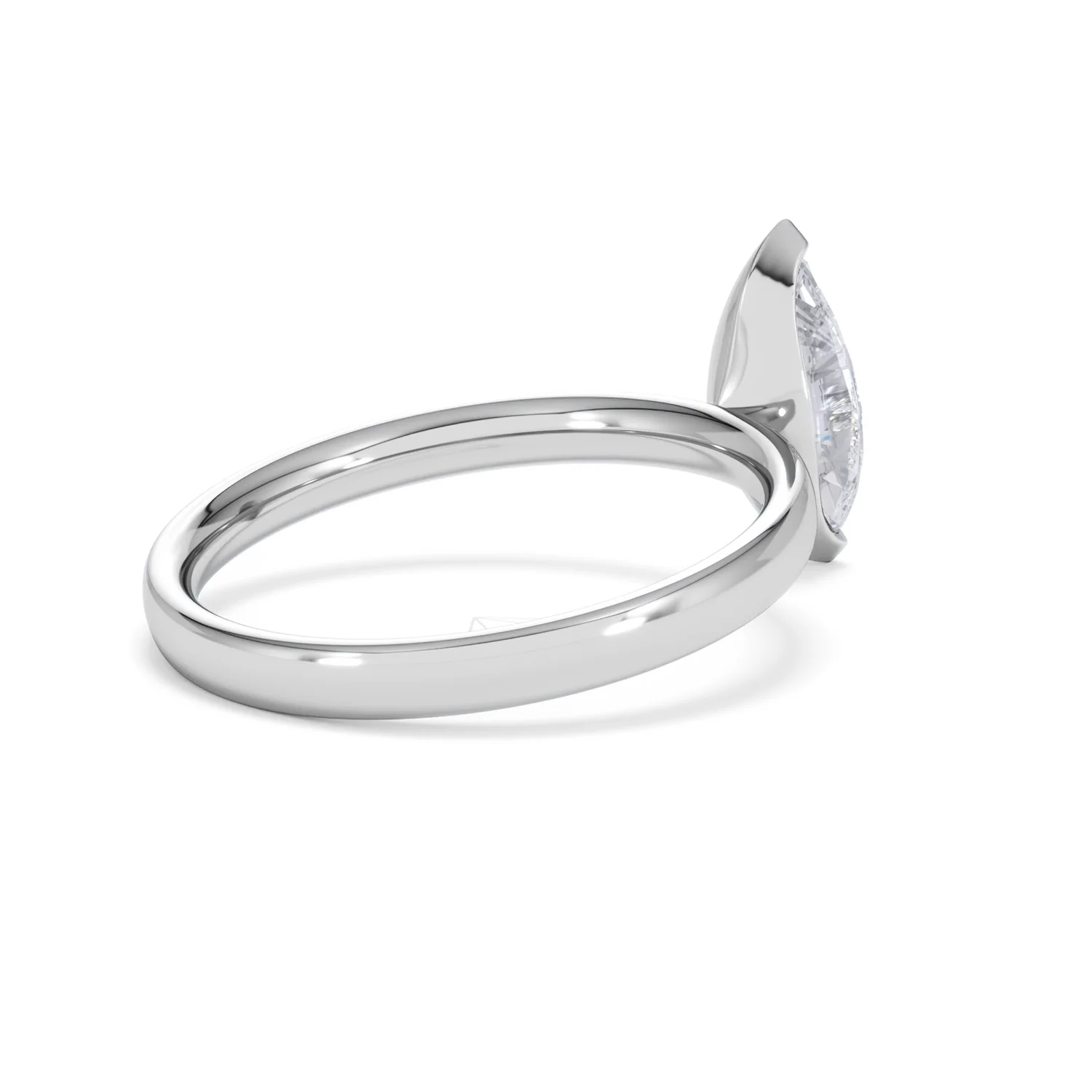Origin 1.00ct Marquise Cut Lab Diamond Solitaire Engagement Ring in 18K White Gold - Image 37
