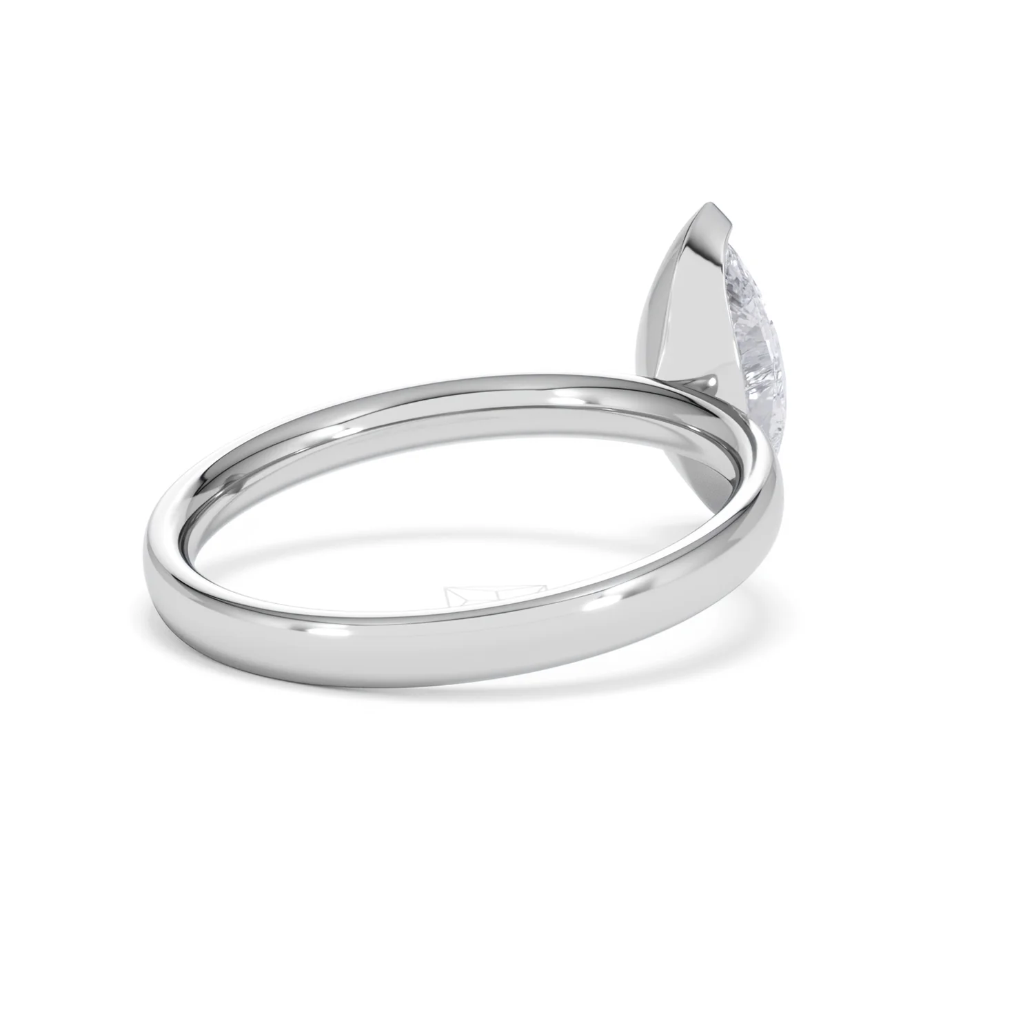 Origin 1.00ct Marquise Cut Lab Diamond Solitaire Engagement Ring in 18K White Gold - Image 39