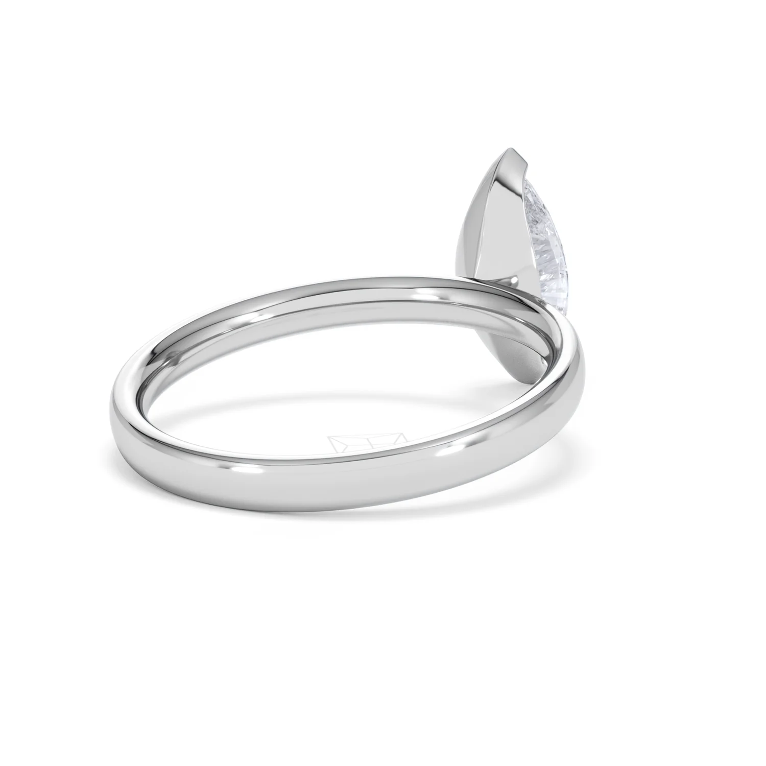Origin 1.00ct Marquise Cut Lab Diamond Solitaire Engagement Ring in 18K White Gold - Image 40
