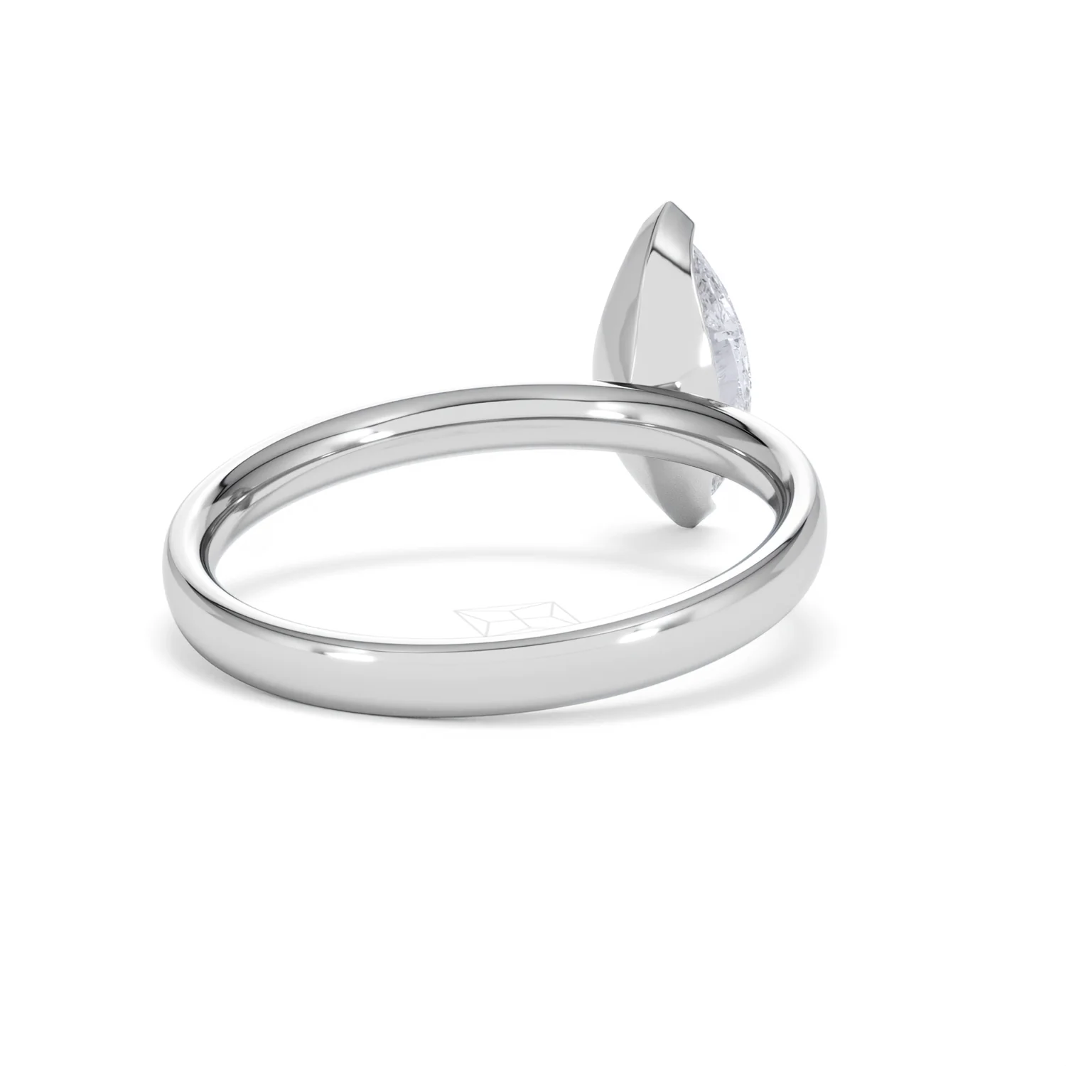 Origin 1.00ct Marquise Cut Lab Diamond Solitaire Engagement Ring in 18K White Gold - Image 42