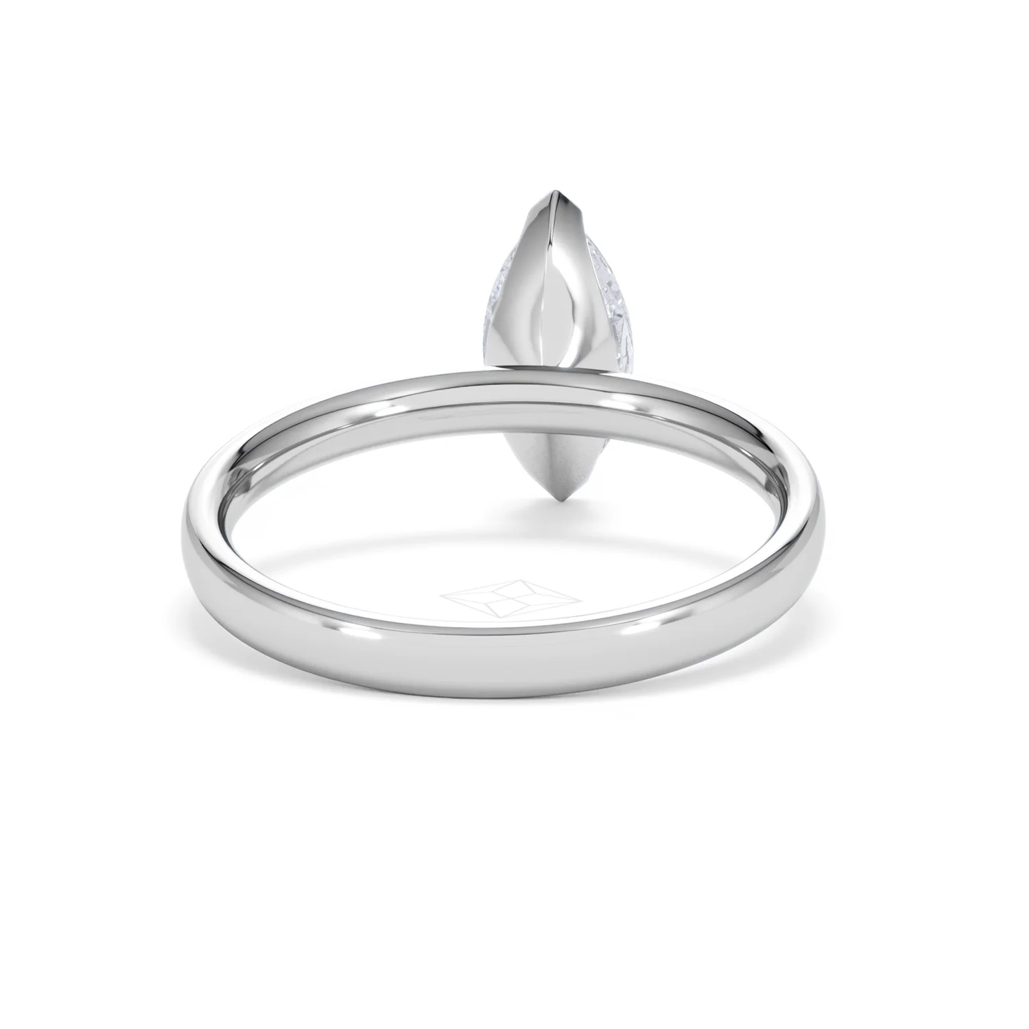 Origin 1.00ct Marquise Cut Lab Diamond Solitaire Engagement Ring in 18K White Gold - Image 46