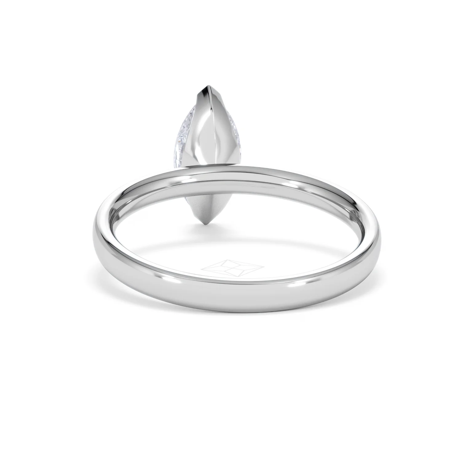 Origin 1.00ct Marquise Cut Lab Diamond Solitaire Engagement Ring in 18K White Gold - Image 50