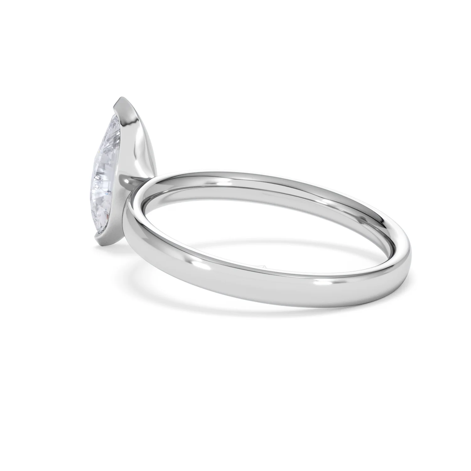 Origin 1.00ct Marquise Cut Lab Diamond Solitaire Engagement Ring in 18K White Gold - Image 60