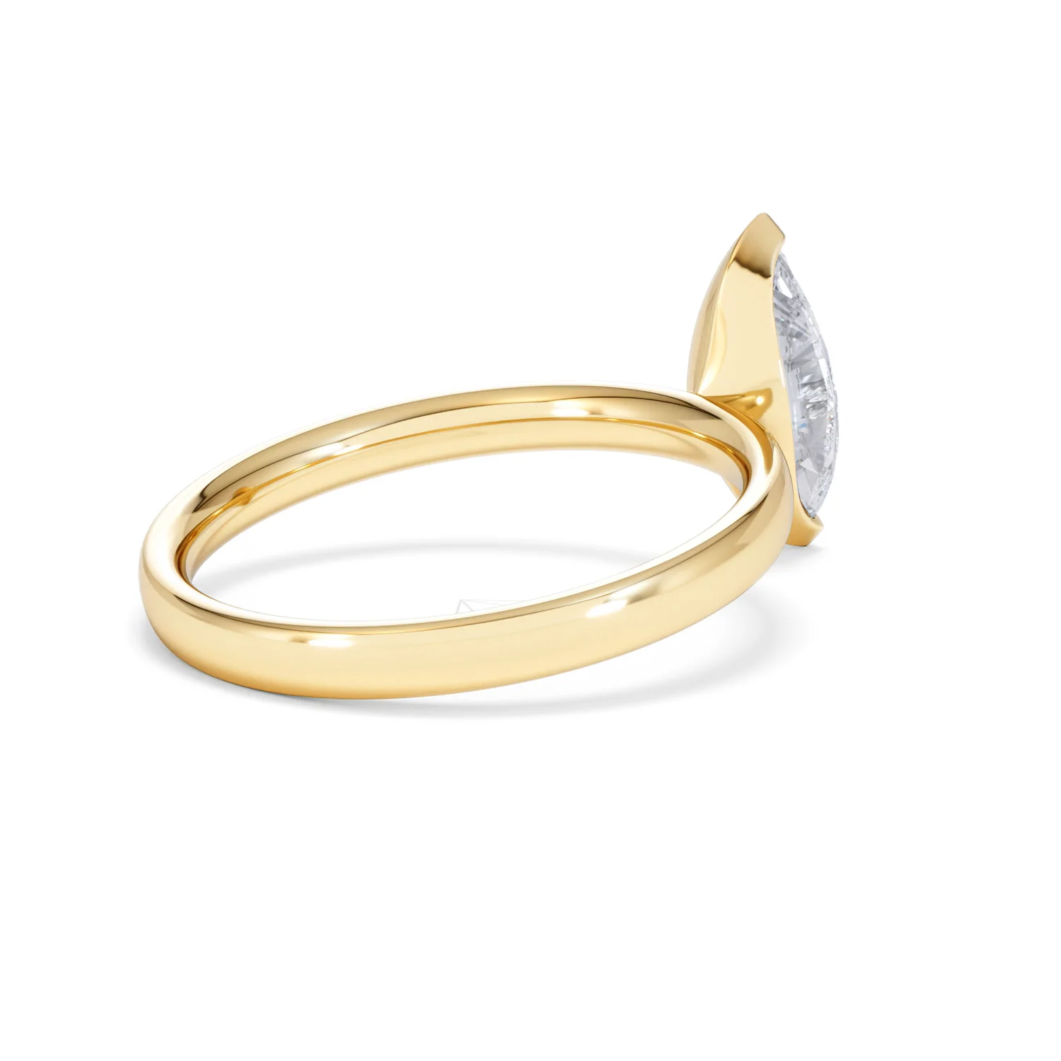 Origin 1.00ct Marquise Cut Lab Diamond Solitaire Engagement Ring in 18K Yellow Gold - Image 37