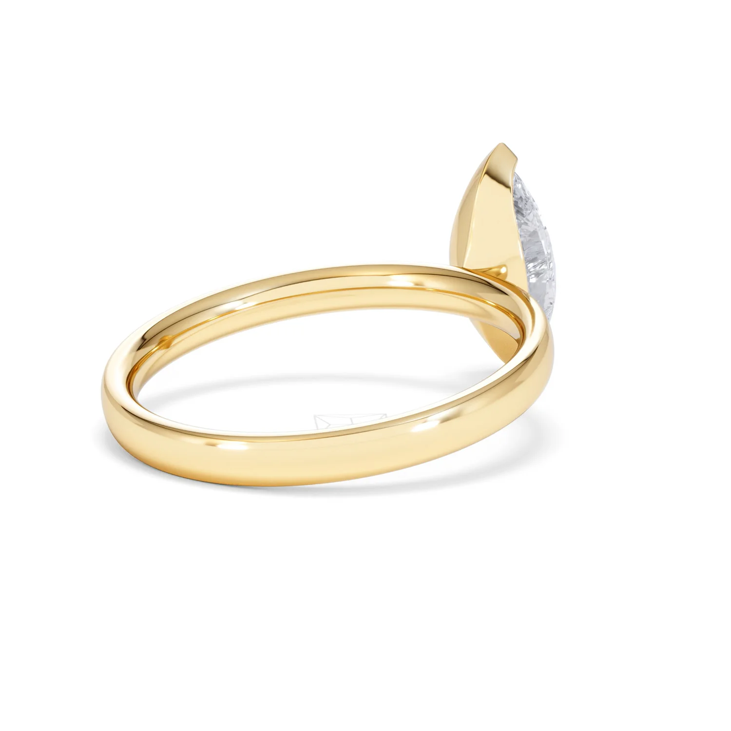 Origin 1.00ct Marquise Cut Lab Diamond Solitaire Engagement Ring in 18K Yellow Gold - Image 39