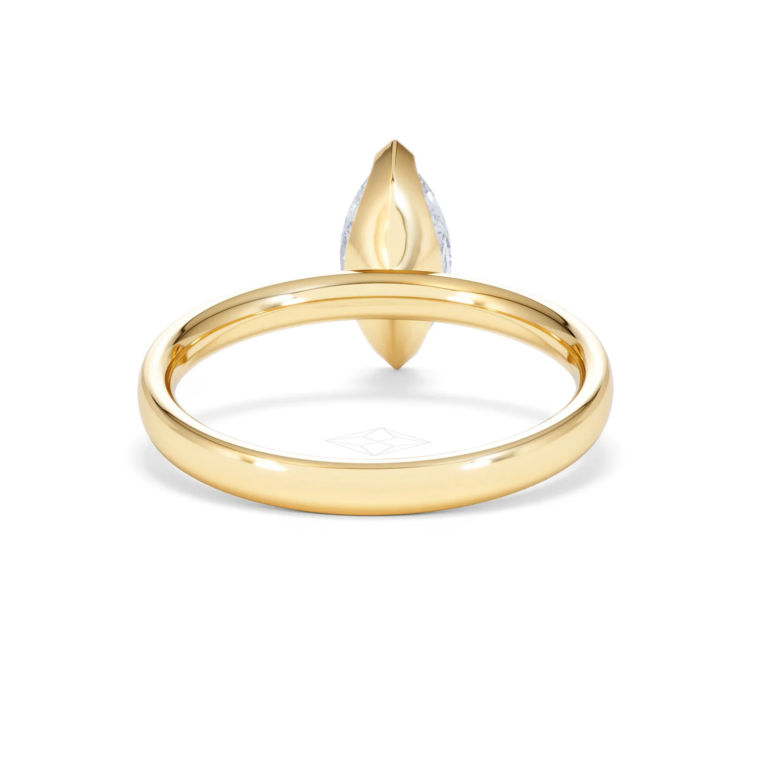 Origin 1.00ct Marquise Cut Lab Diamond Solitaire Engagement Ring in 18K Yellow Gold - Image 47
