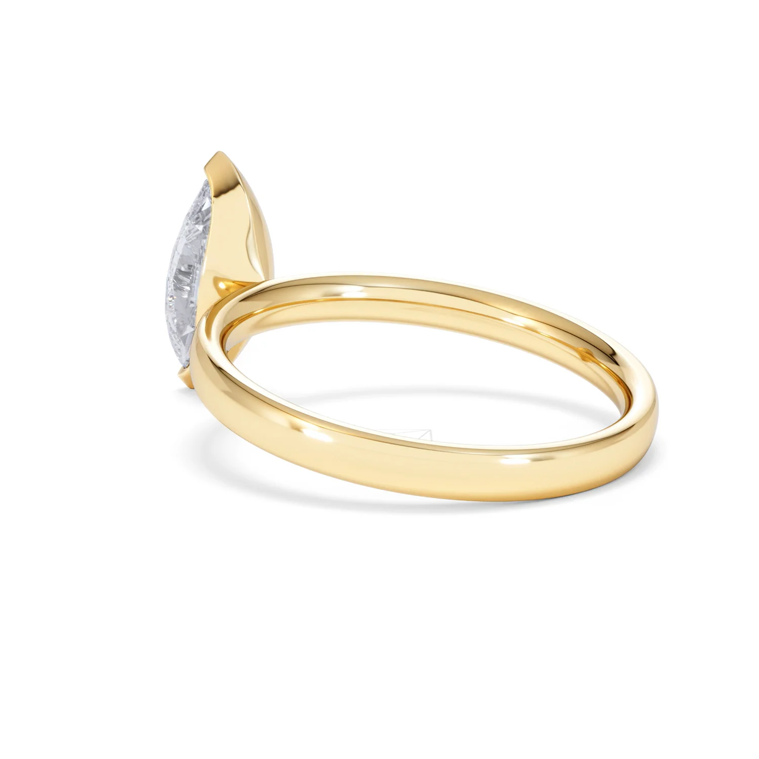 Origin 1.00ct Marquise Cut Lab Diamond Solitaire Engagement Ring in 18K Yellow Gold - Image 58
