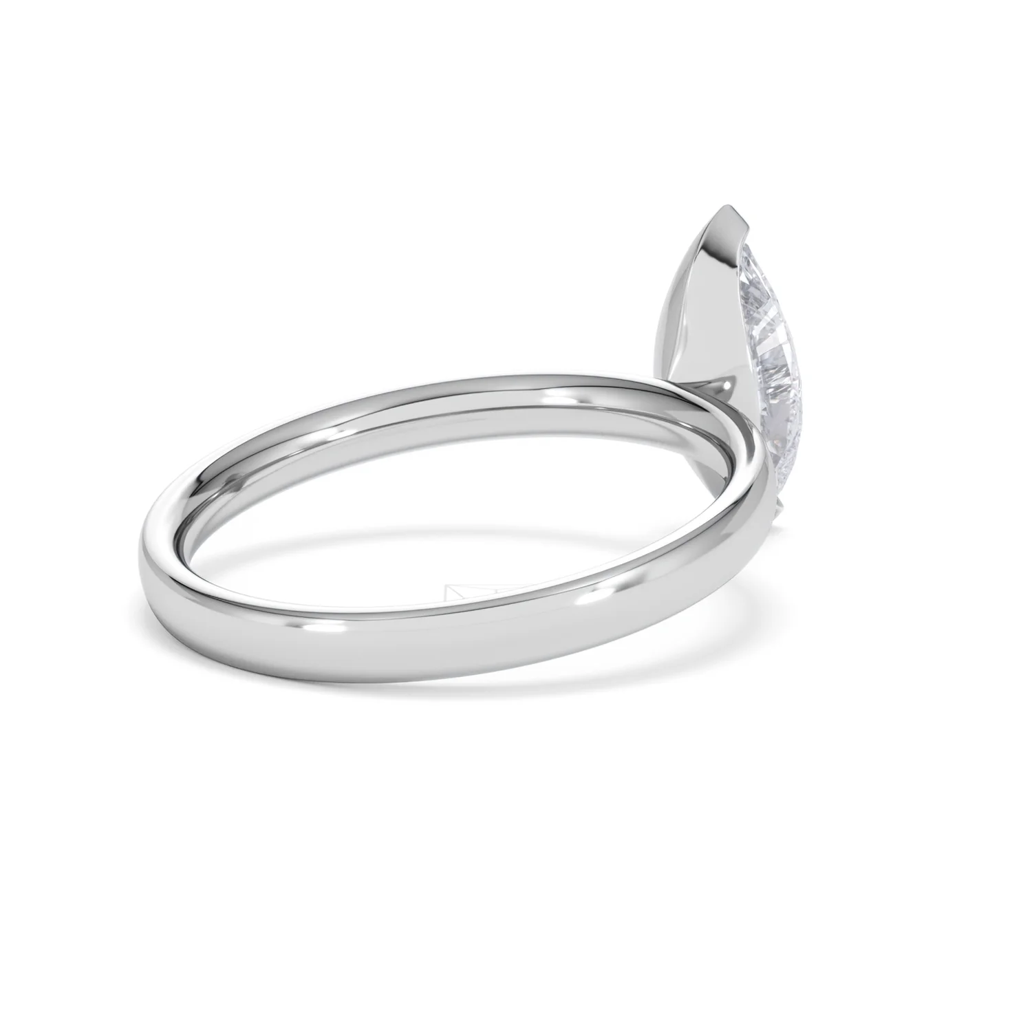 Origin 1.00ct Marquise Cut Lab Diamond Solitaire Engagement Ring in Platinum - Image 38