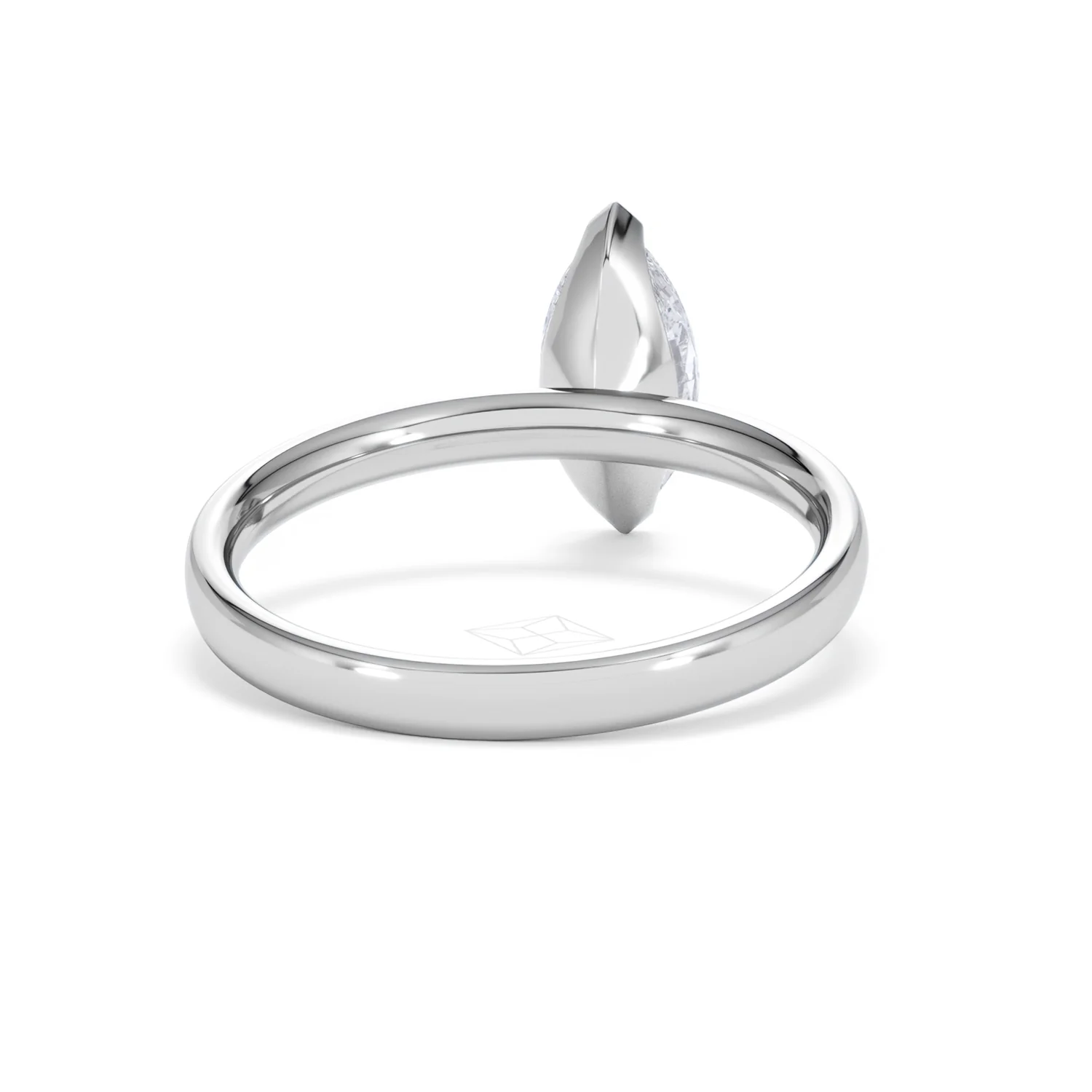 Origin 1.00ct Marquise Cut Lab Diamond Solitaire Engagement Ring in Platinum - Image 45
