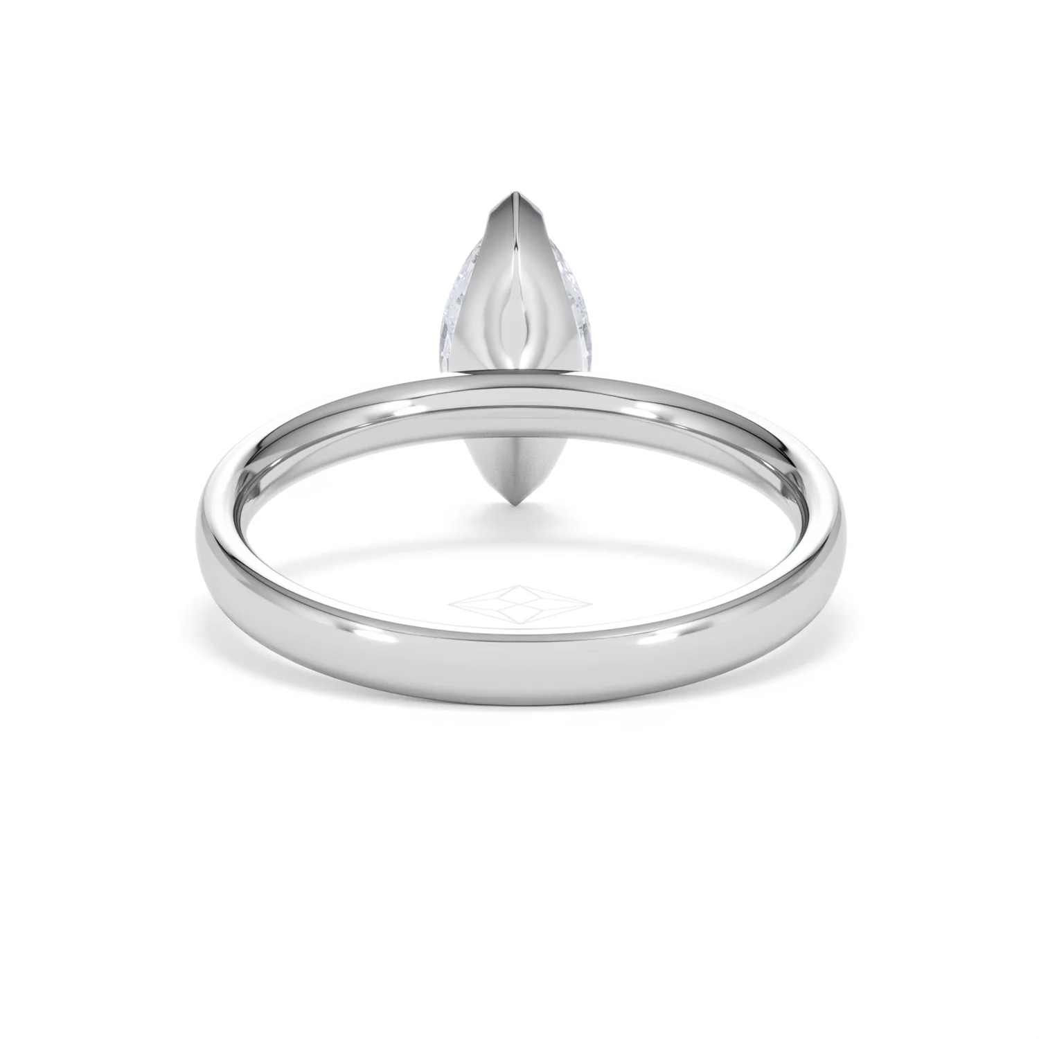 Origin 1.00ct Marquise Cut Lab Diamond Solitaire Engagement Ring in Platinum - Image 48