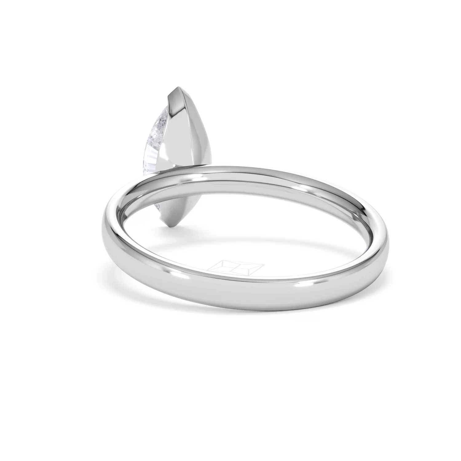 Origin 1.00ct Marquise Cut Lab Diamond Solitaire Engagement Ring in Platinum - Image 53