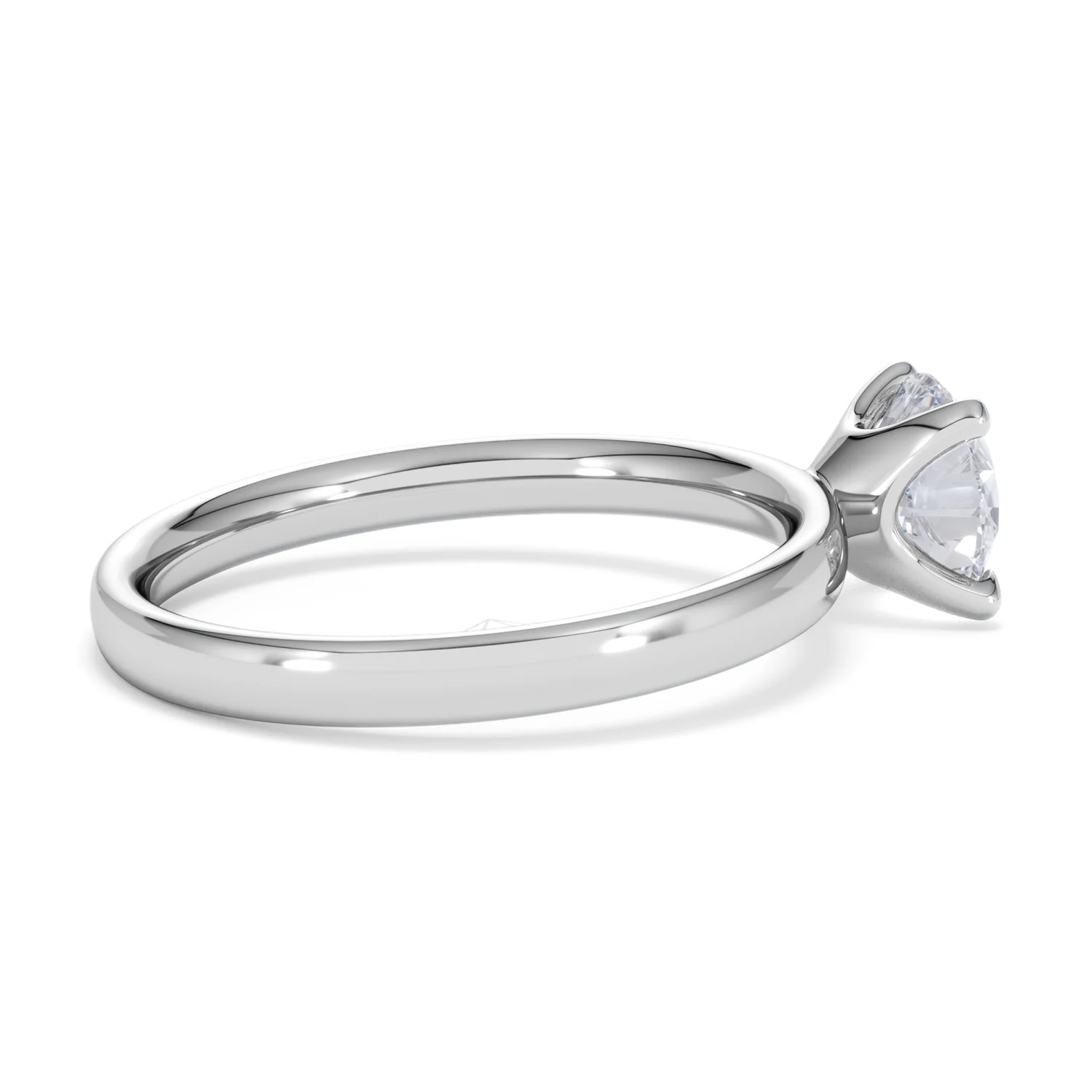 Origin 1.00ct Round Cut Lab Diamond Solitaire Engagement Ring in Platinum - Image 32