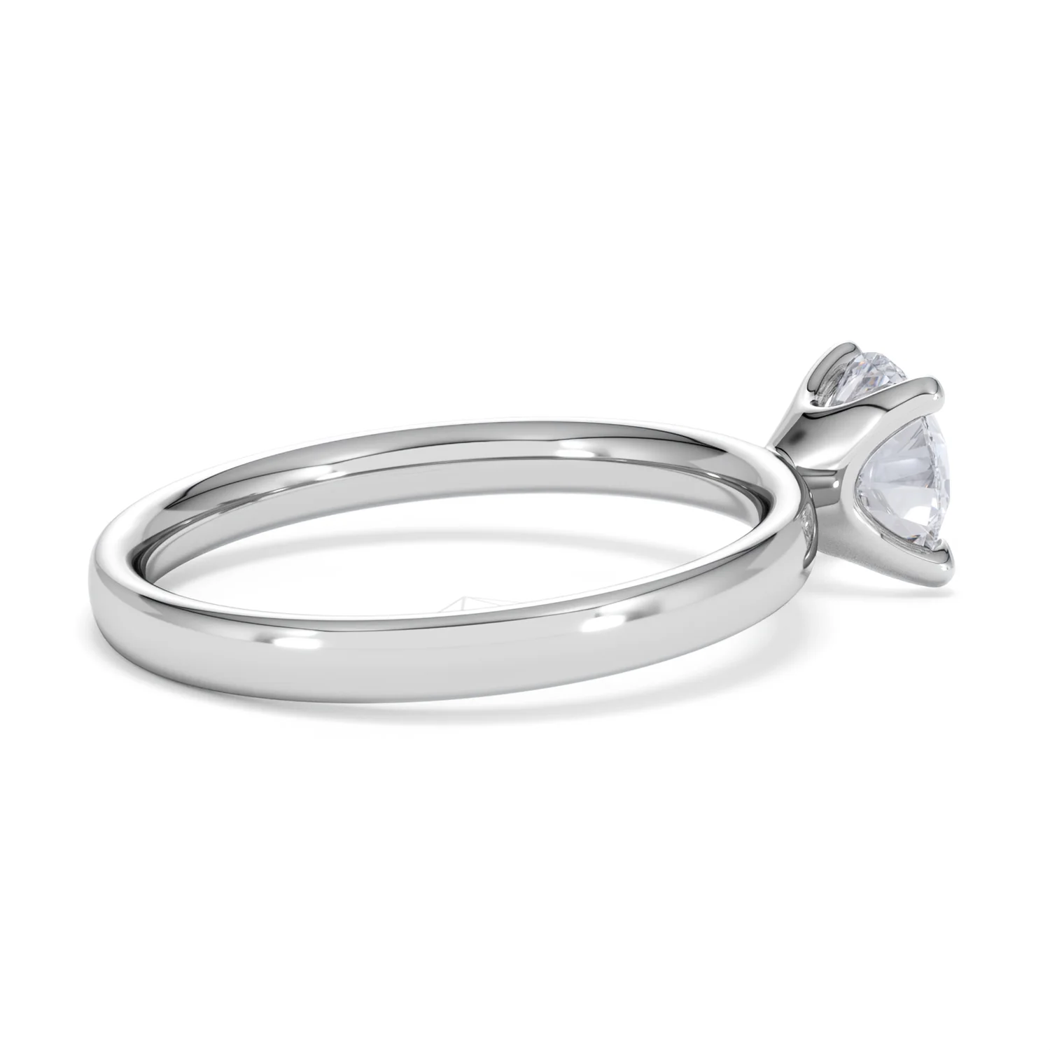 Origin 1.00ct Round Cut Lab Diamond Solitaire Engagement Ring in Platinum - Image 33