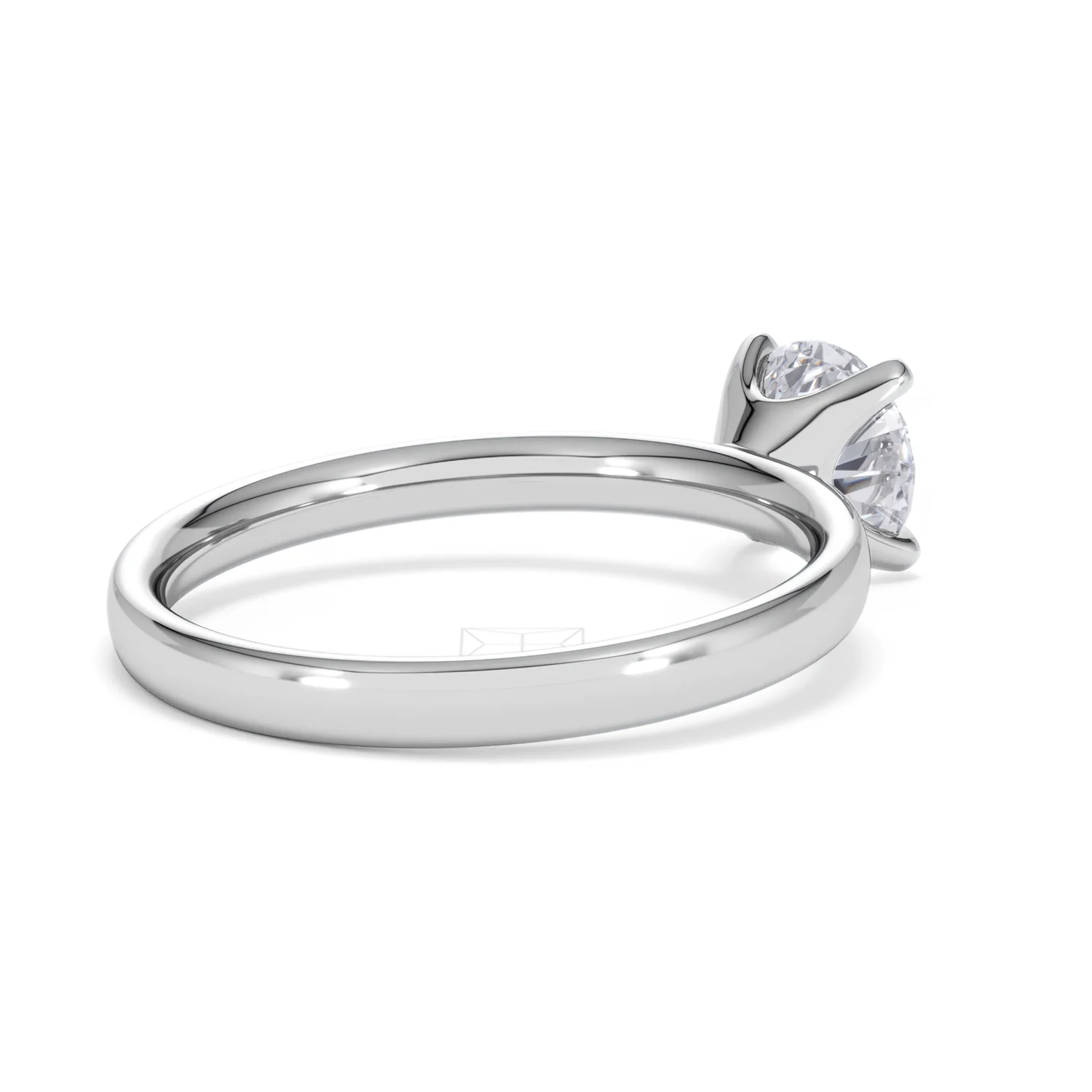 Origin 1.00ct Round Cut Lab Diamond Solitaire Engagement Ring in Platinum - Image 38