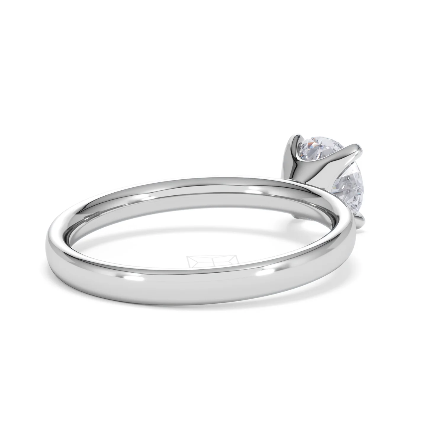 Origin 1.00ct Round Cut Lab Diamond Solitaire Engagement Ring in Platinum - Image 39