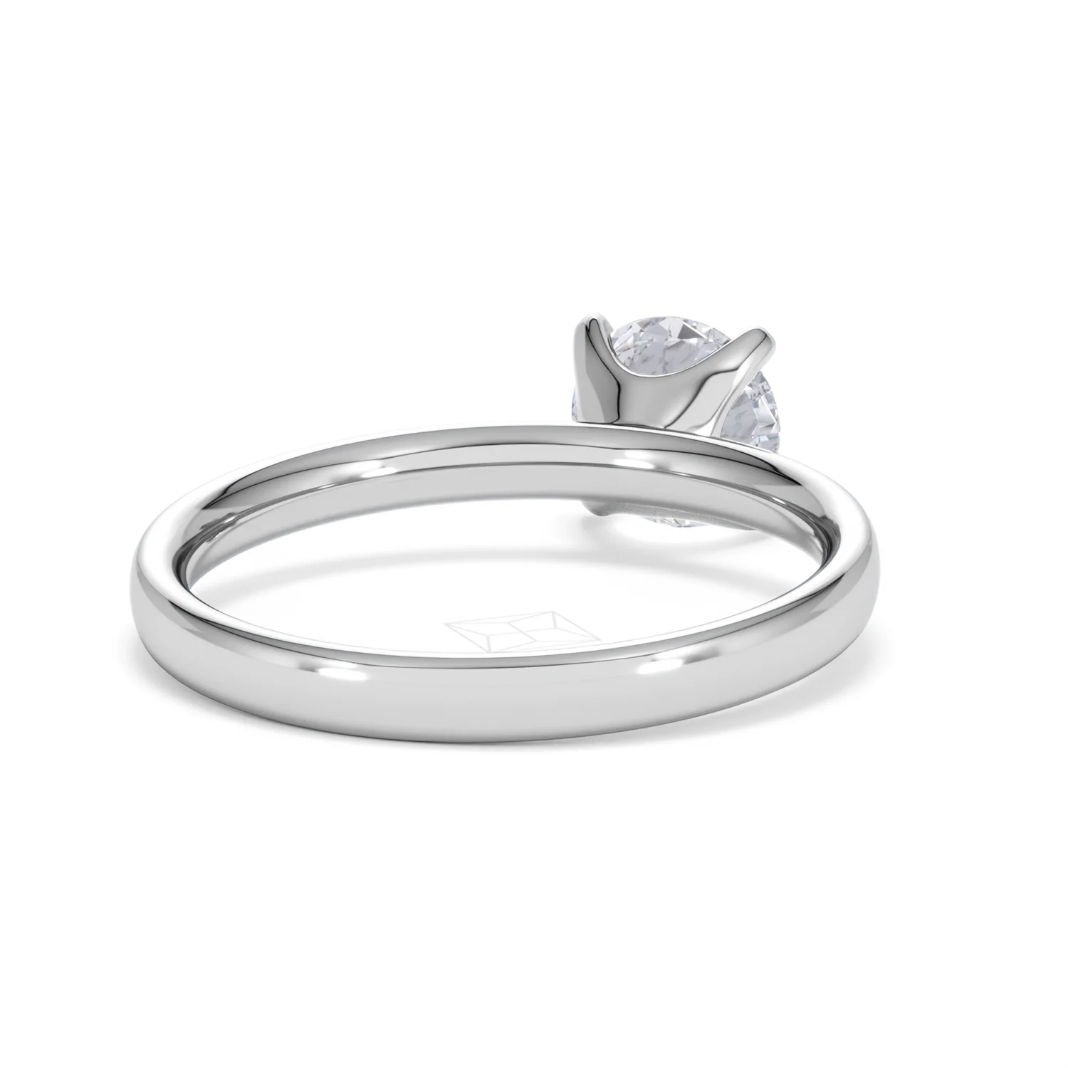 Origin 1.00ct Round Cut Lab Diamond Solitaire Engagement Ring in Platinum - Image 43