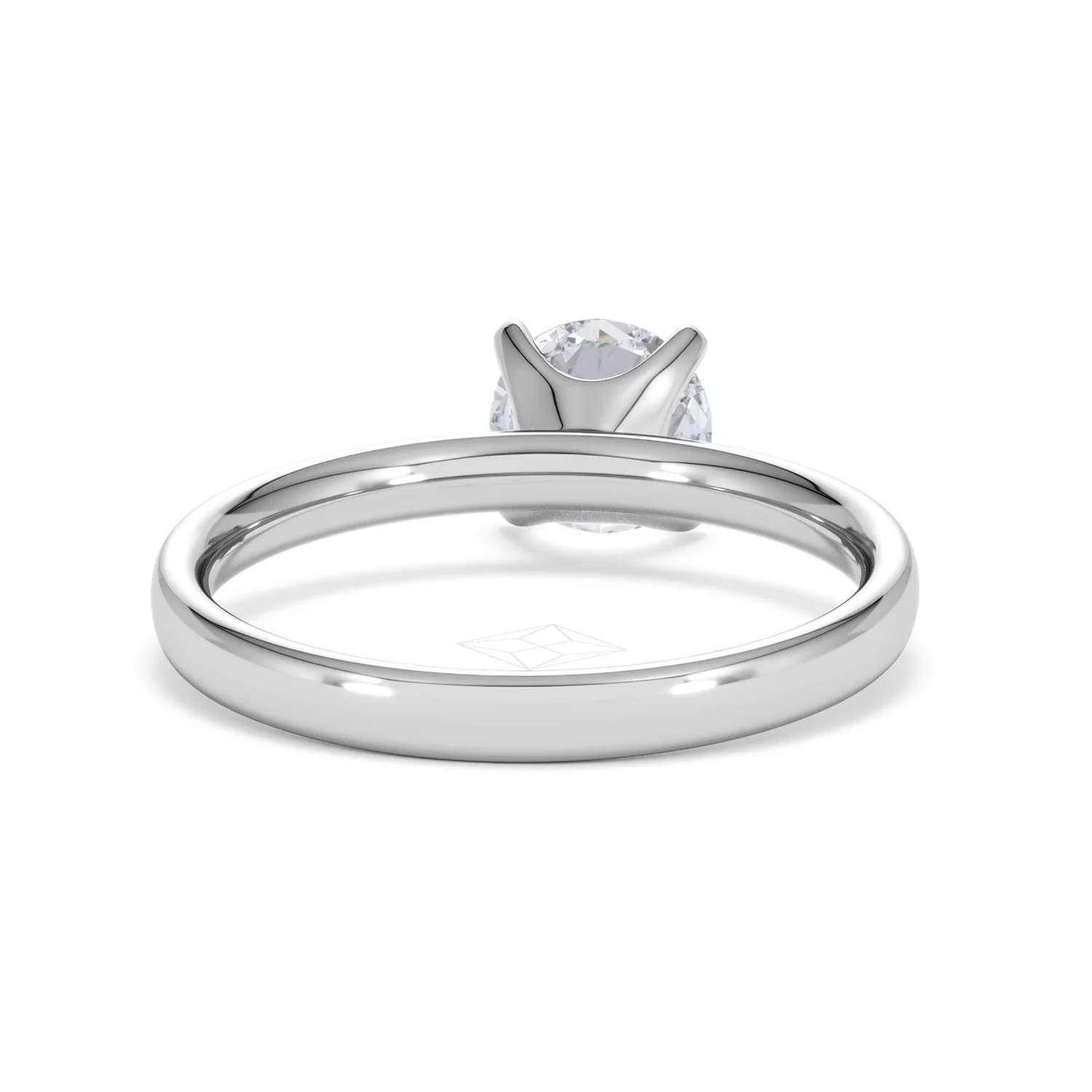 Origin 1.00ct Round Cut Lab Diamond Solitaire Engagement Ring in Platinum - Image 46