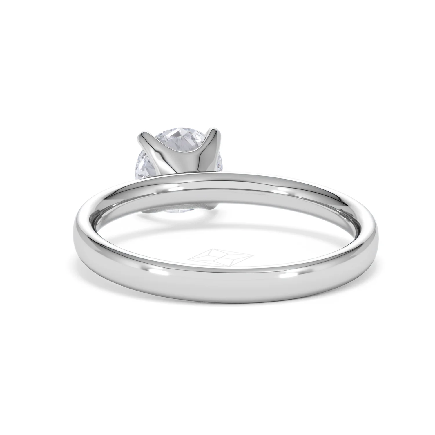 Origin 1.00ct Round Cut Lab Diamond Solitaire Engagement Ring in Platinum - Image 51