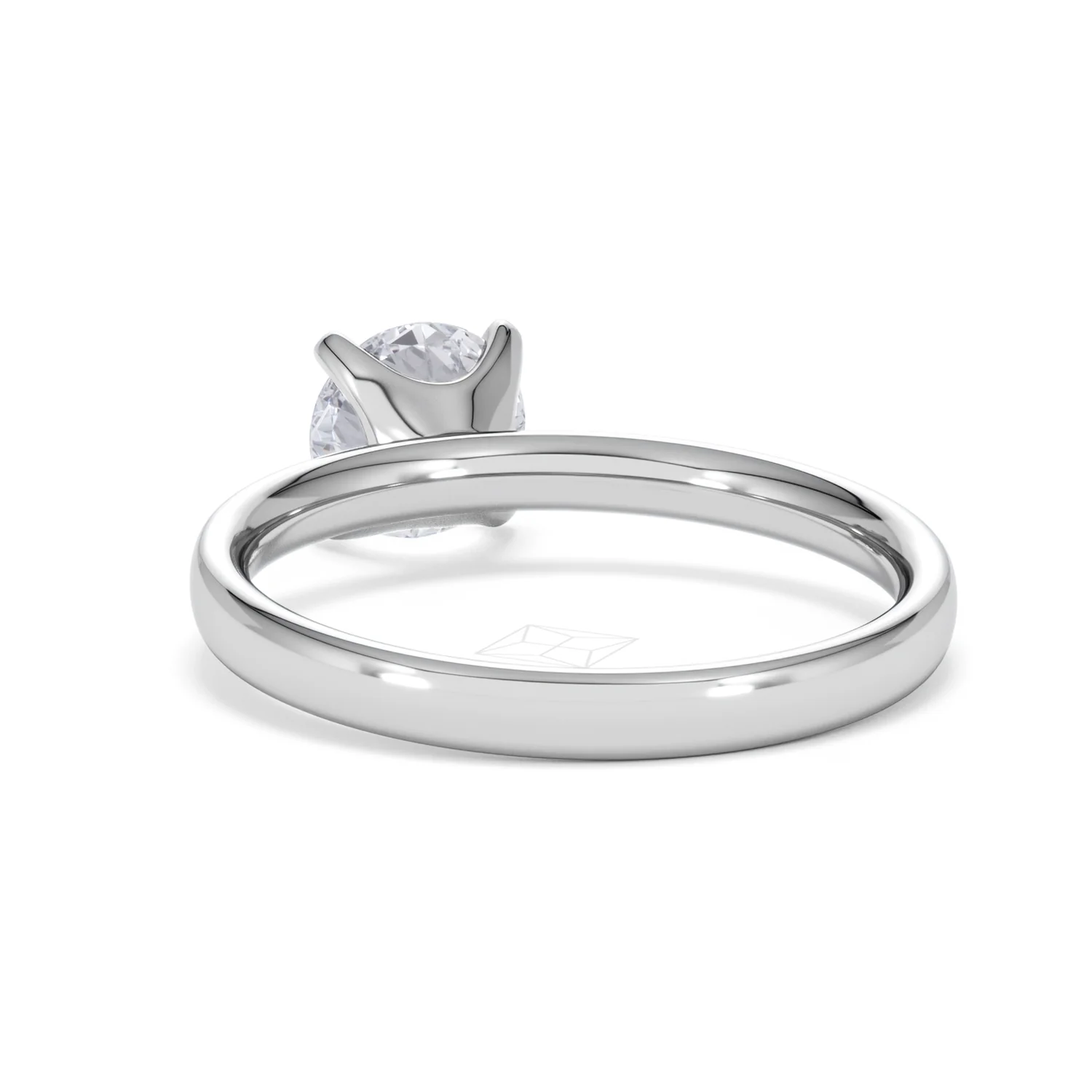 Origin 1.00ct Round Cut Lab Diamond Solitaire Engagement Ring in Platinum - Image 52